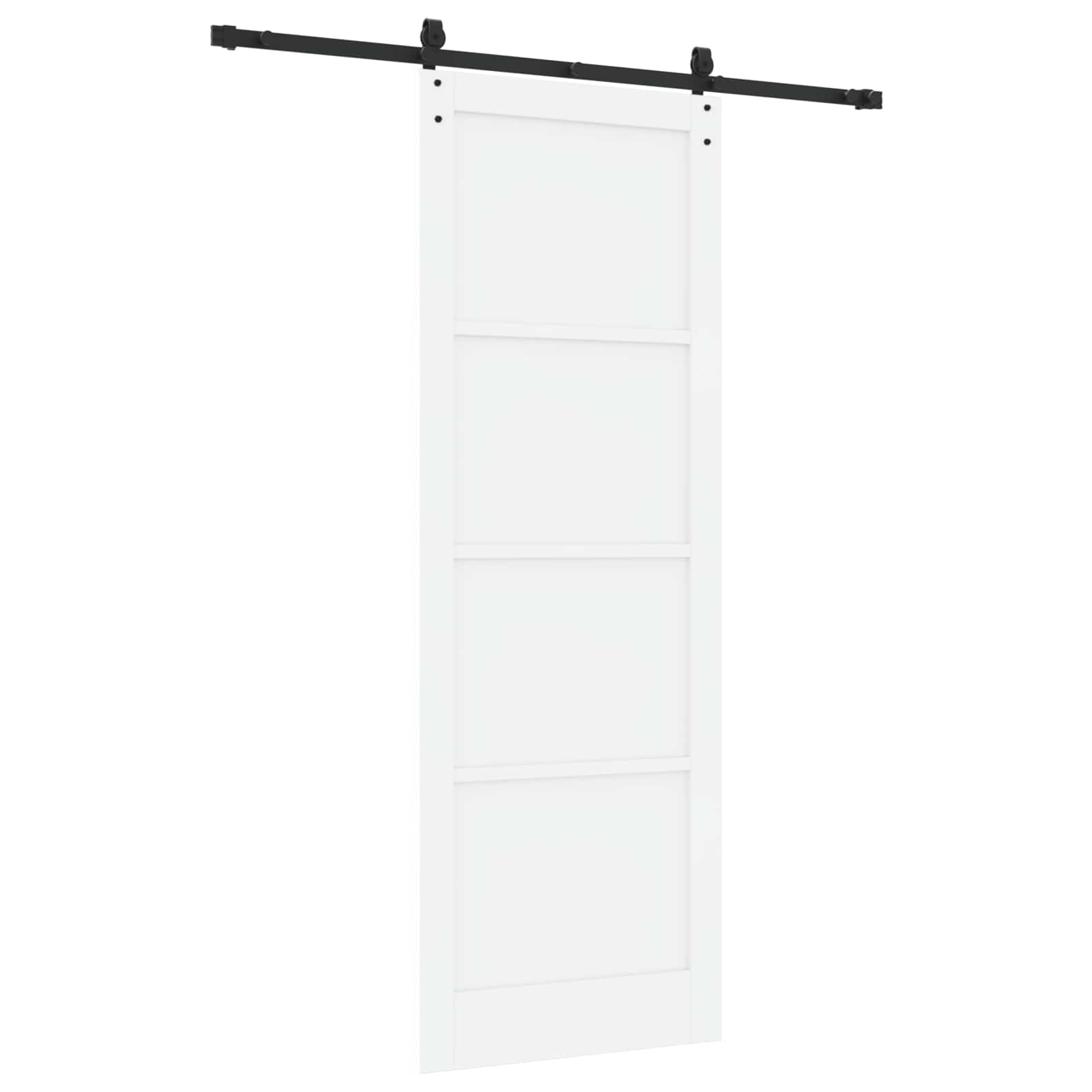 Slankios durys ORKDAL Balta ir juoda 83 x 232 cm