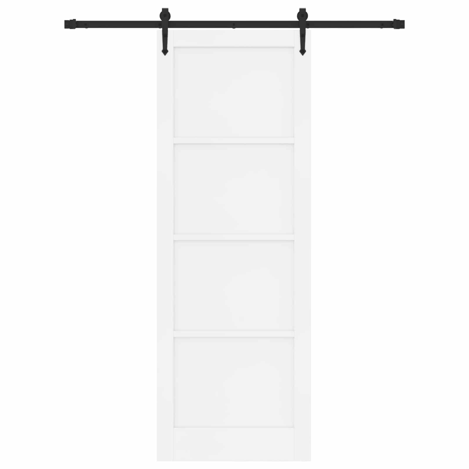 Slankios durys ORKDAL Balta ir juoda 83 x 232 cm