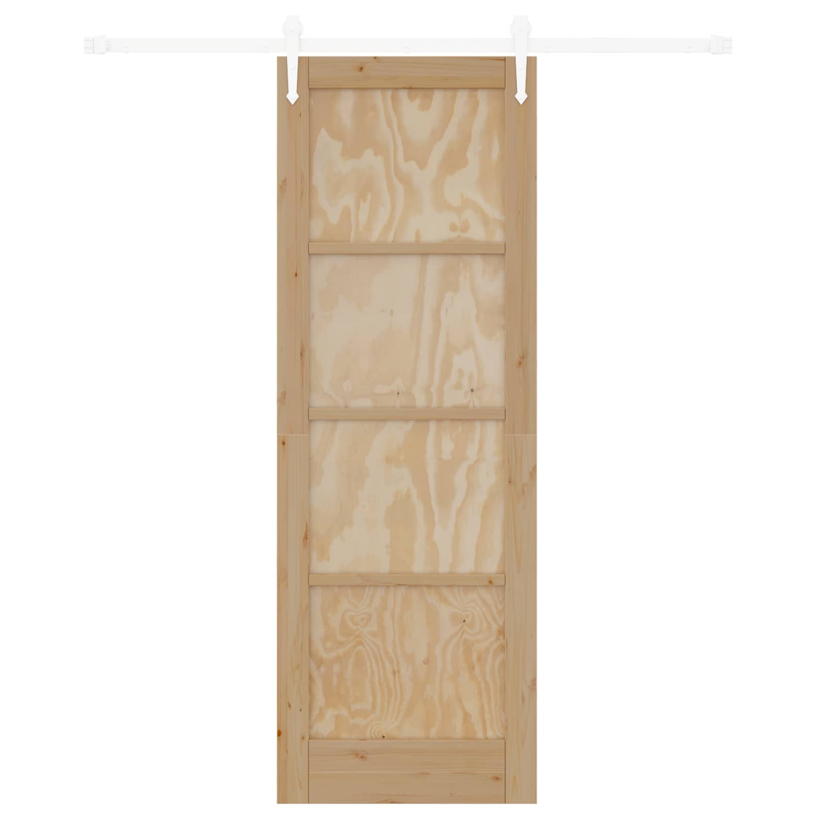 Slankios durys ORKDAL Natūrali ir Balta 73,5 x 211 cm