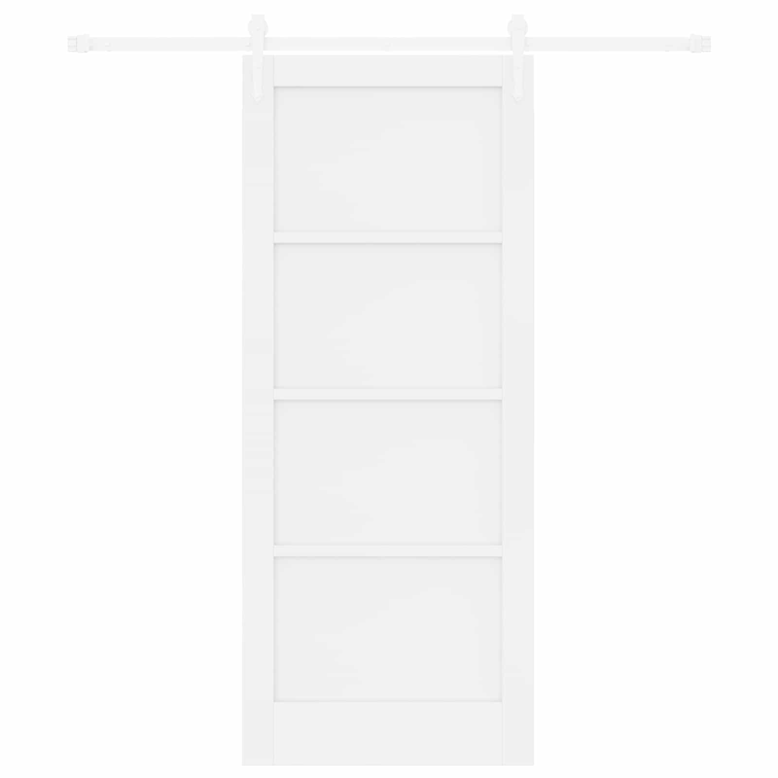 Slankios durys ORKDAL Balta 83 x 202 cm Pušies medienos masyvas