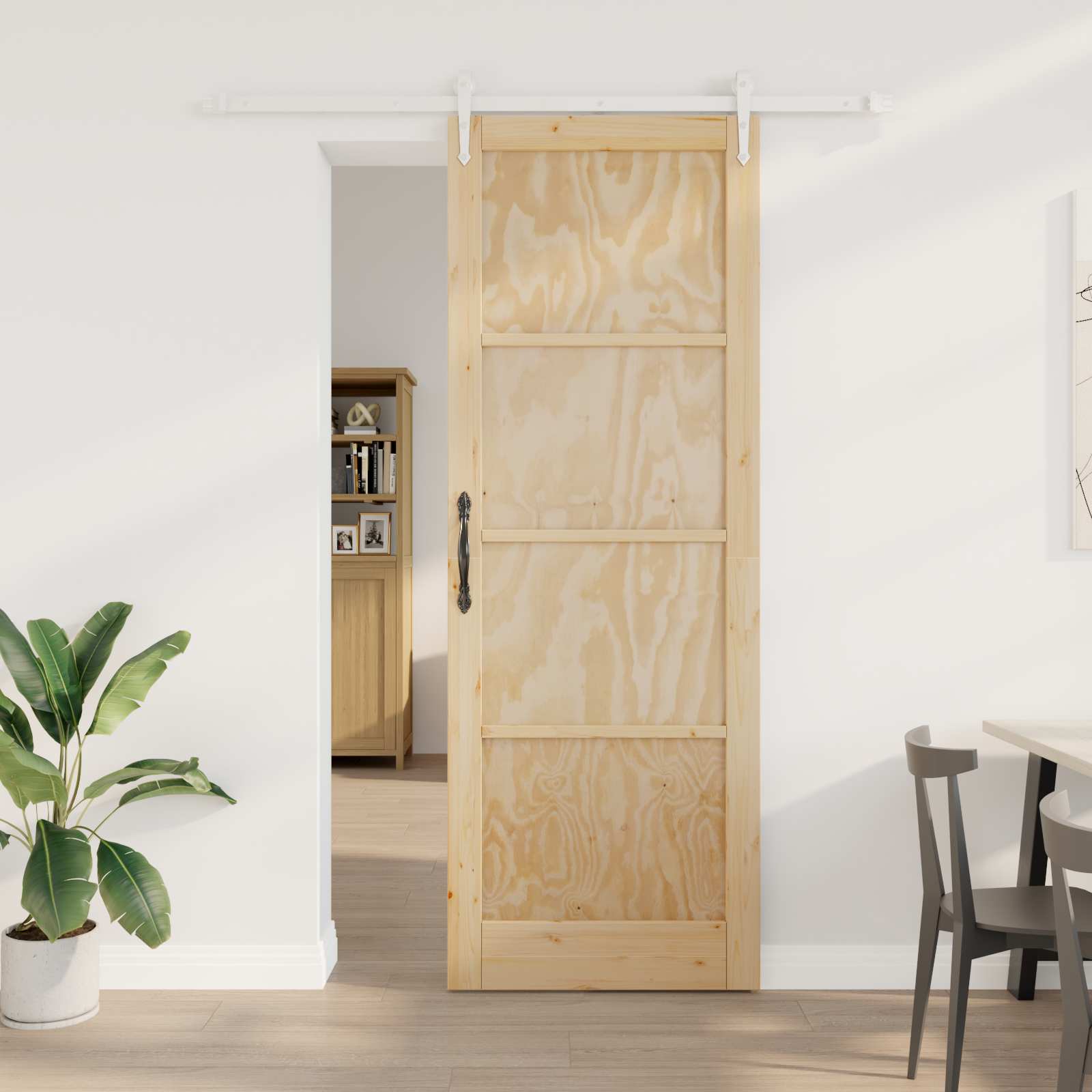 Slankios durys ORKDAL 83 x 232 cm Pušies medienos masyvas
