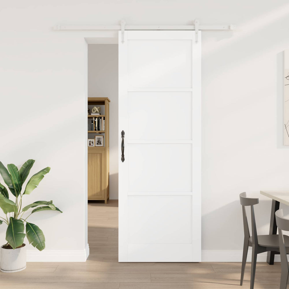 Slankios durys ORKDAL Balta 83 x 232 cm Pušies medienos masyvas