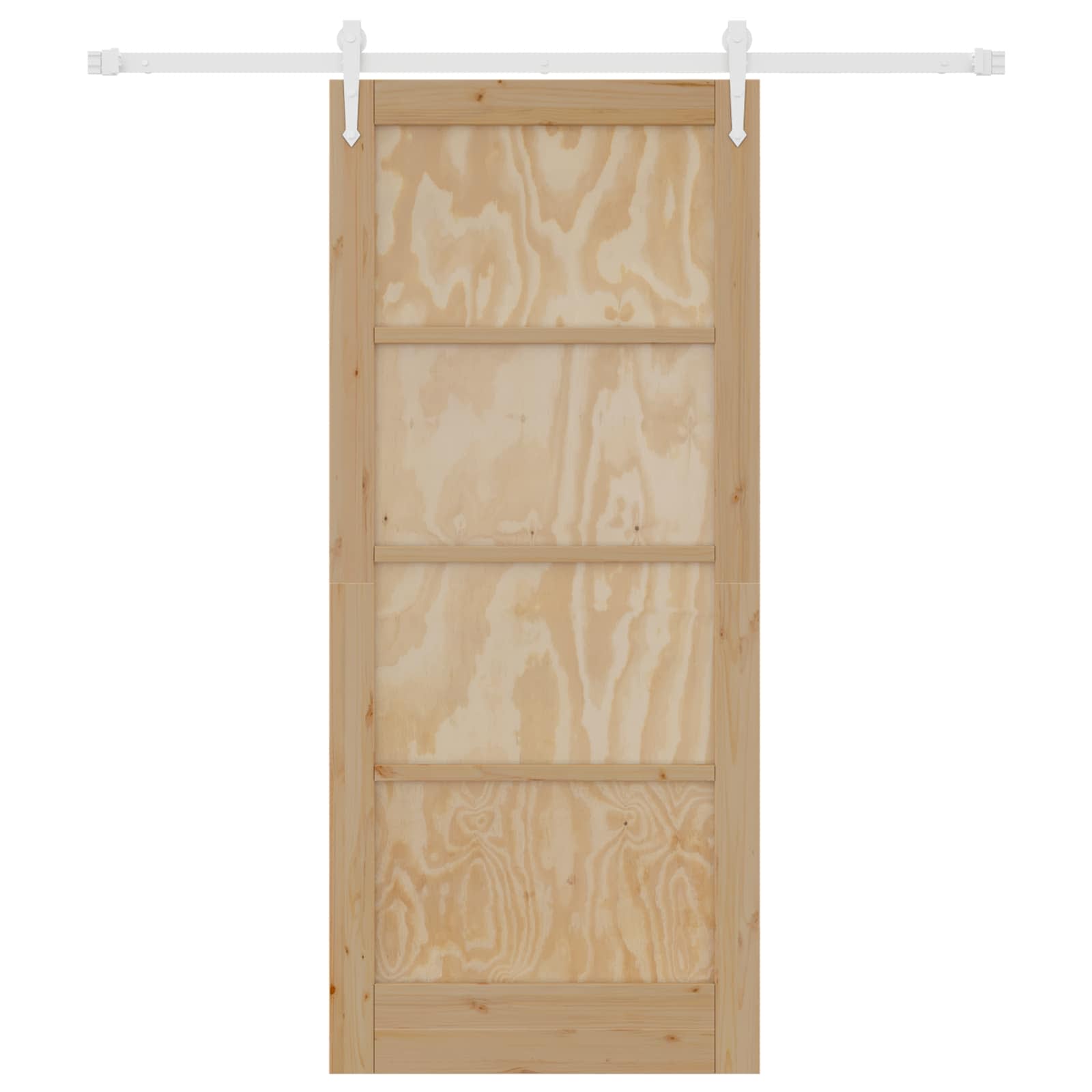 Slankios durys ORKDAL Natūrali ir Balta 86 x 198,5 cm