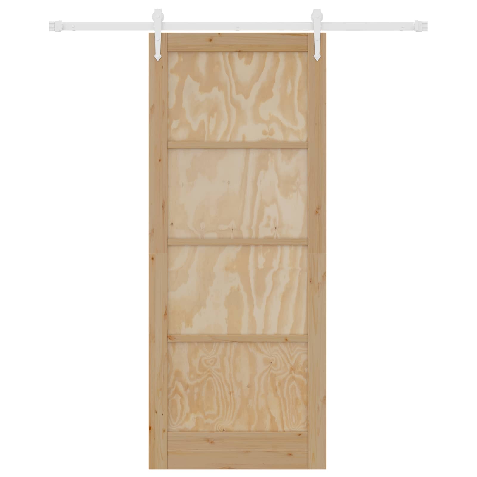 Slankios durys ORKDAL Natūrali ir Balta 86 x 211 cm