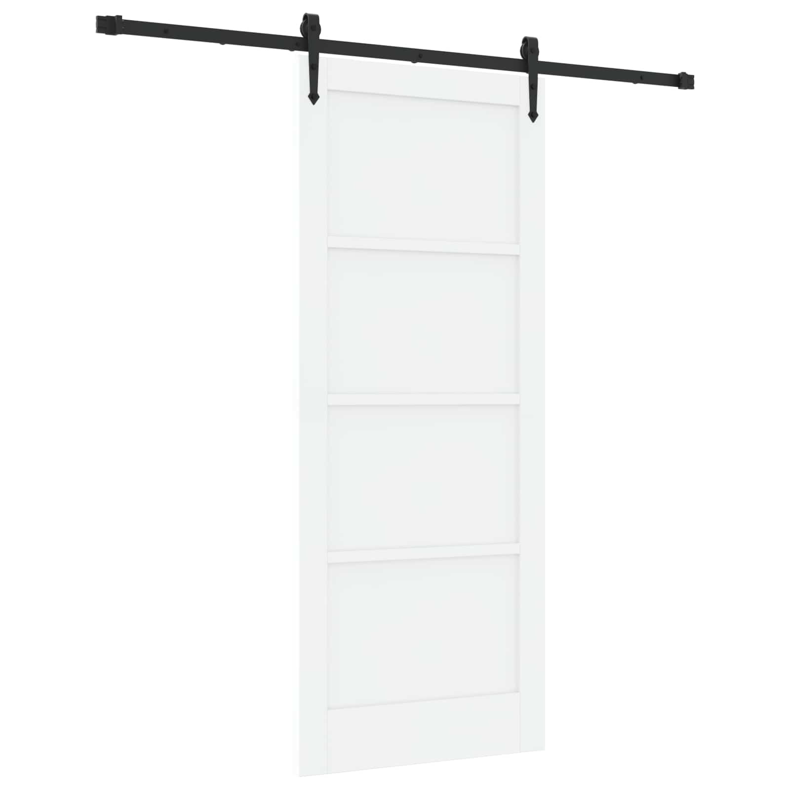 Slankios durys ORKDAL Balta ir juoda 83 x 202 cm
