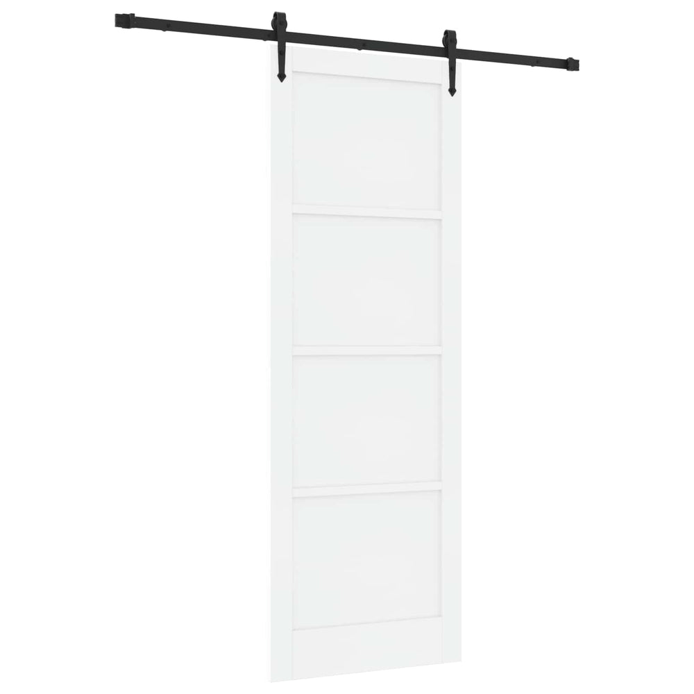 Slankios durys ORKDAL Balta ir juoda 83 x 232 cm