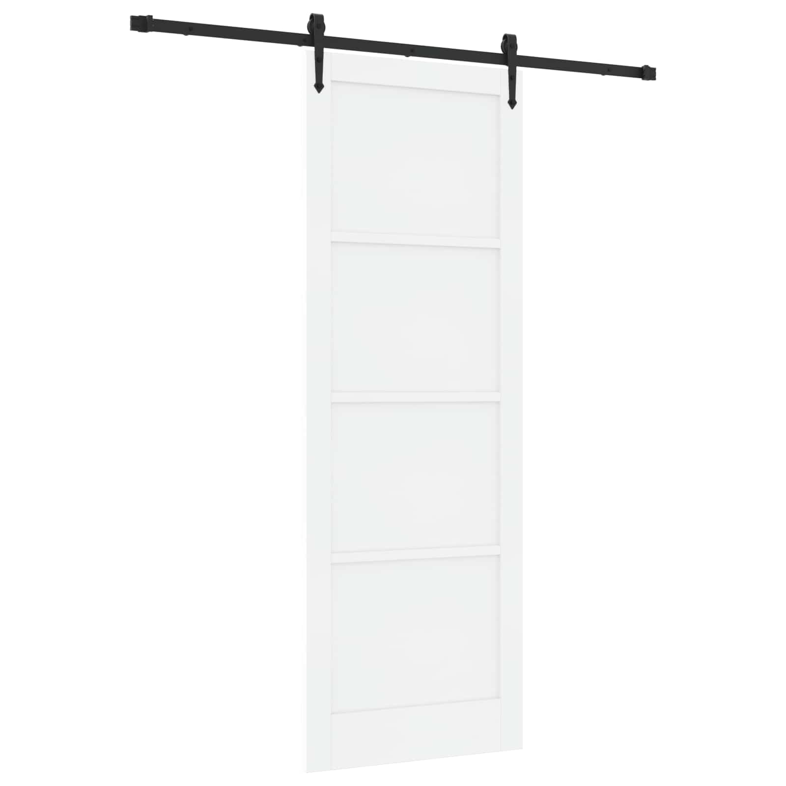 Bīdāmās durvis ORKDAL Balts un melns 83x232 cm