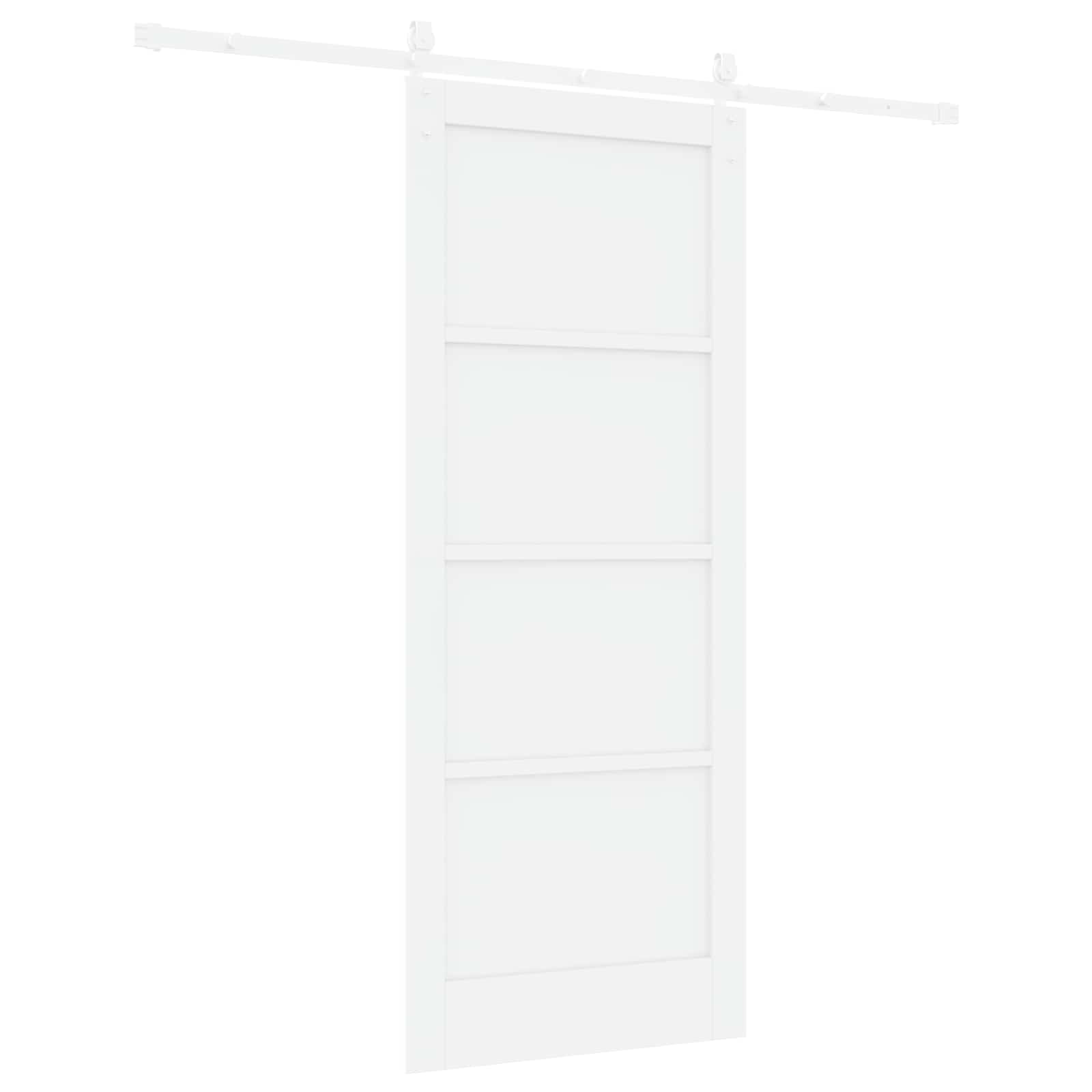 Slankios durys ORKDAL Balta 83 x 202 cm Pušies medienos masyvas
