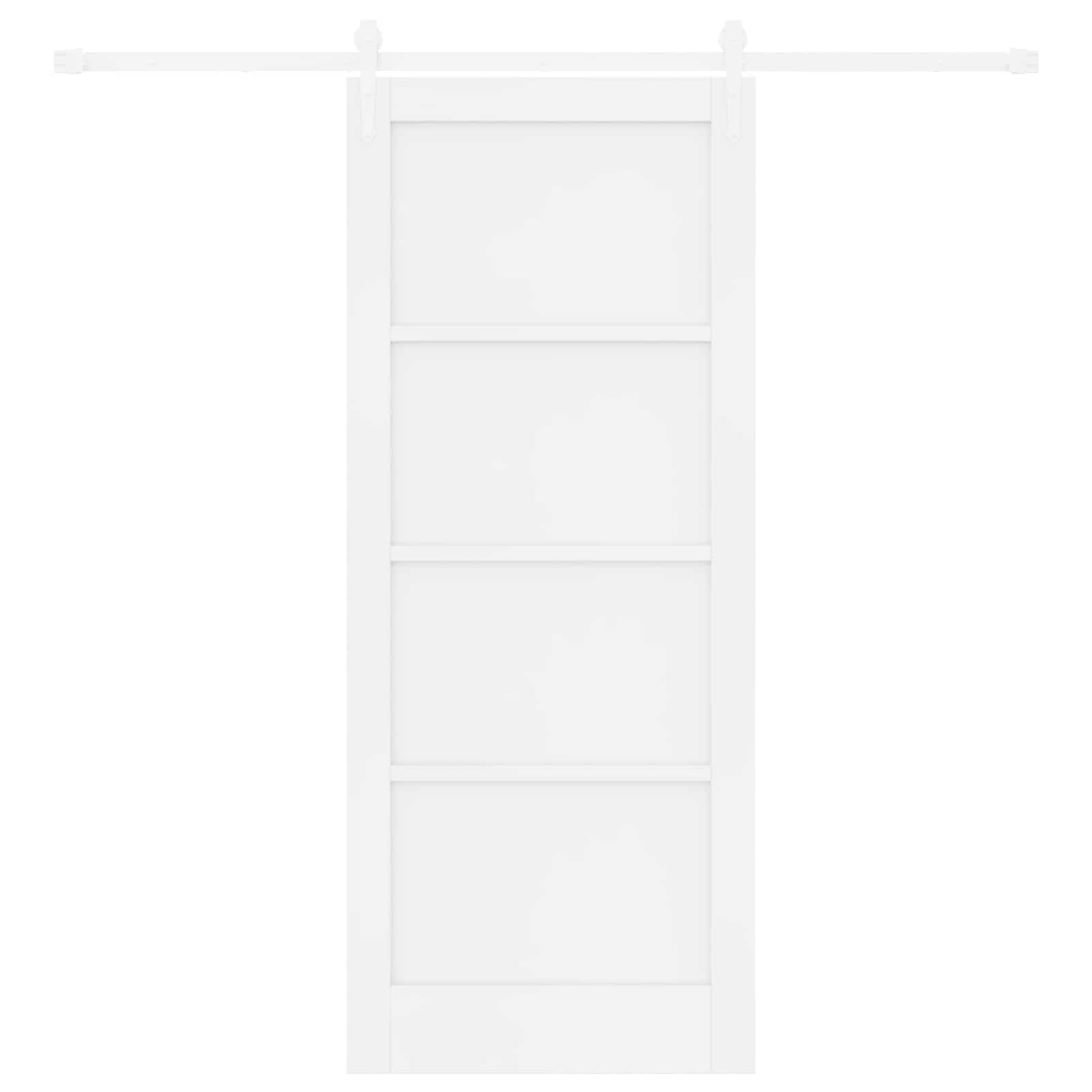 Slankios durys ORKDAL Balta 83 x 202 cm Pušies medienos masyvas