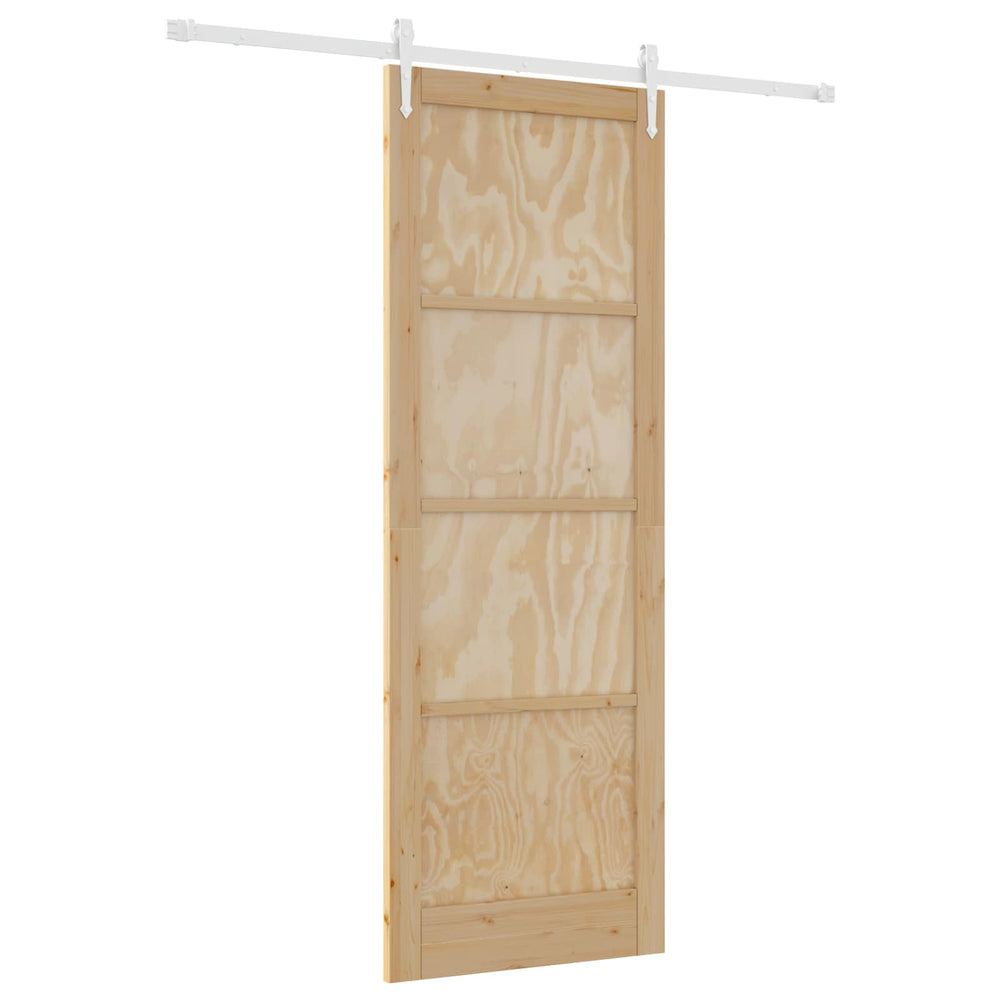 Slankios durys ORKDAL Natūrali ir Balta 83 x 232 cm