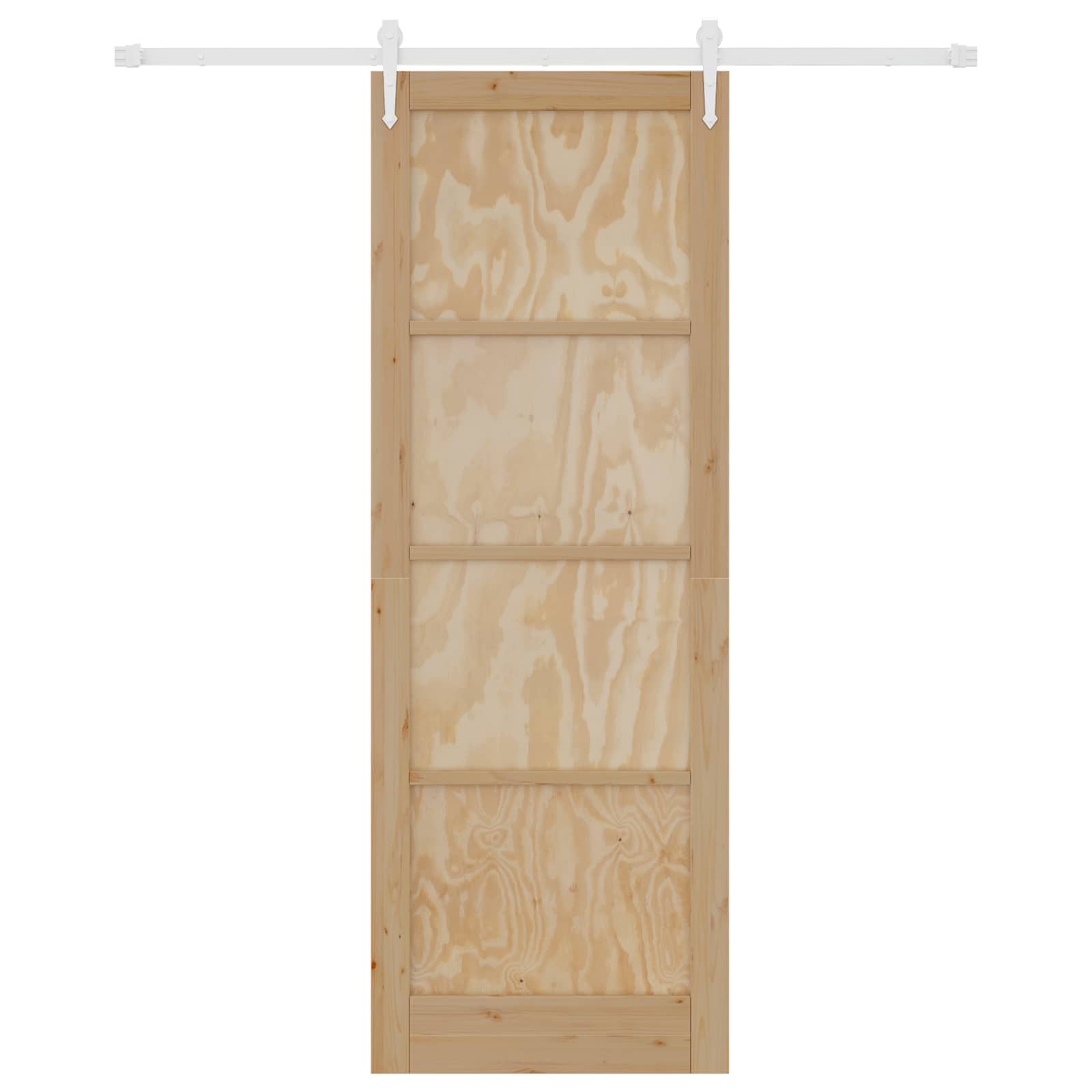 Slankios durys ORKDAL Natūrali ir Balta 83 x 232 cm