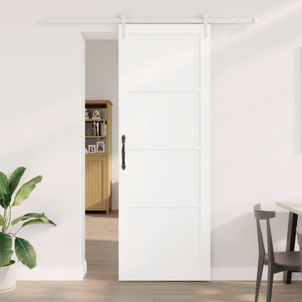Slankios durys ORKDAL Balta 83 x 232 cm Pušies medienos masyvas