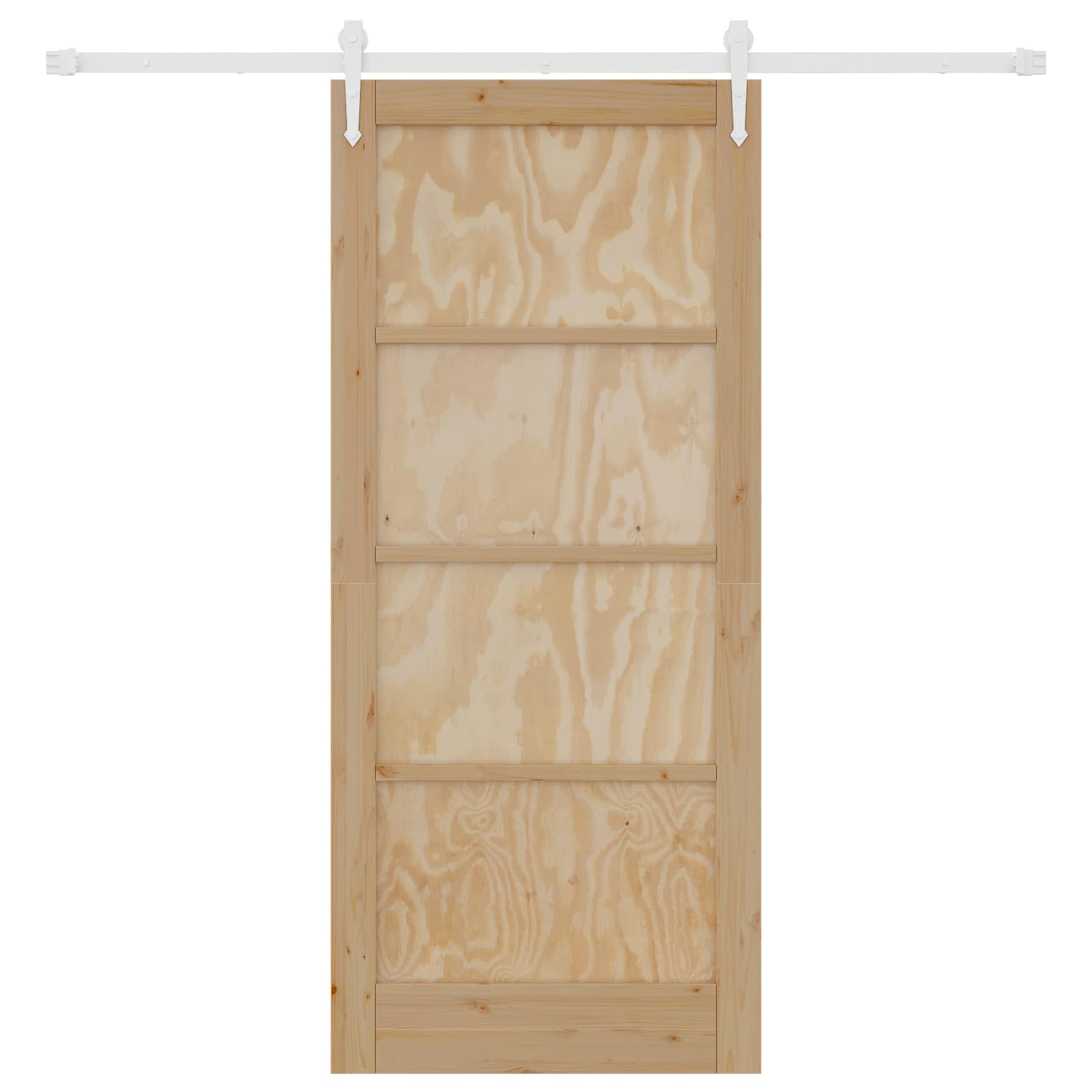Slankios durys ORKDAL Natūrali ir Balta 86 x 198,5 cm