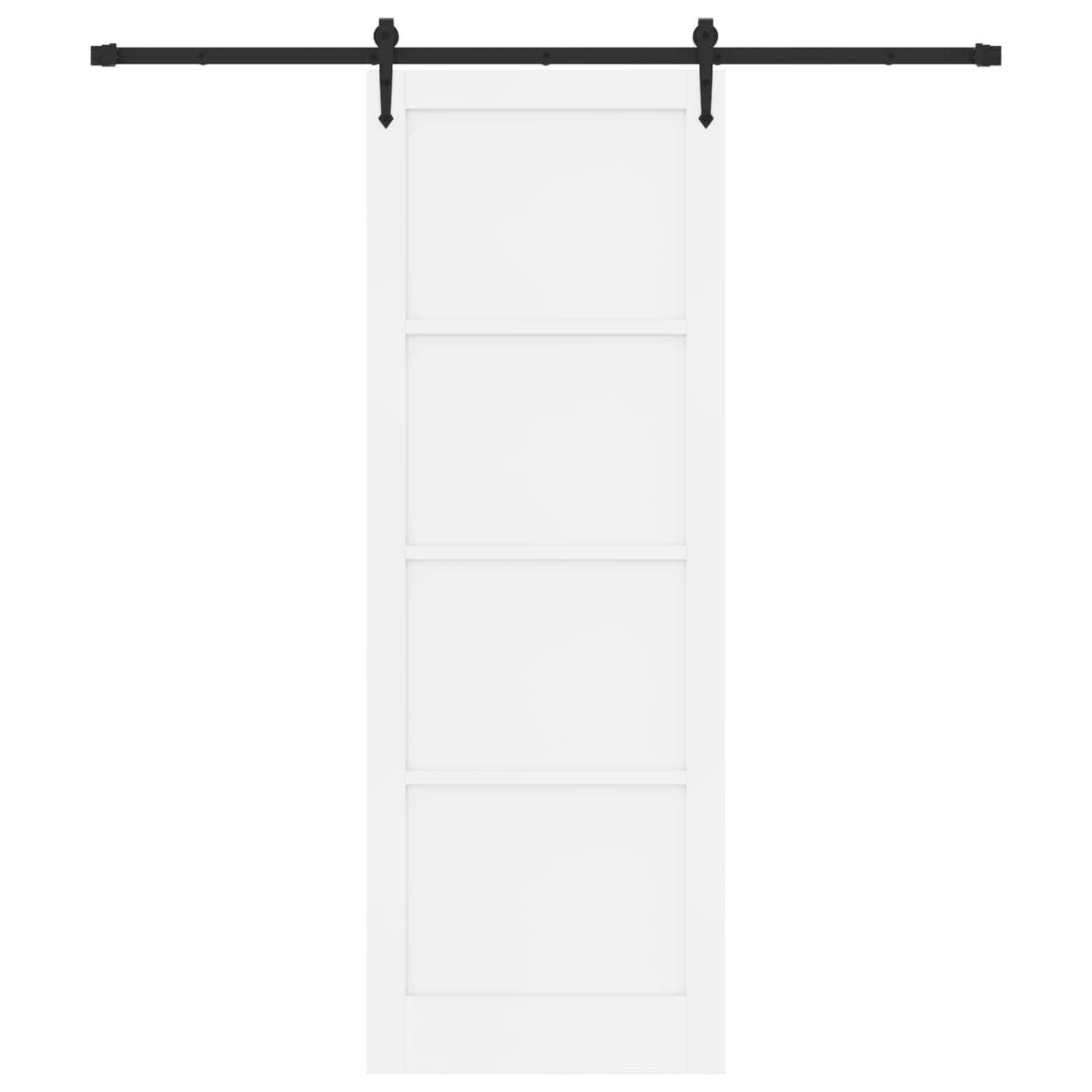 Slankios durys ORKDAL Balta 83 x 232 cm Pušies medienos masyvas