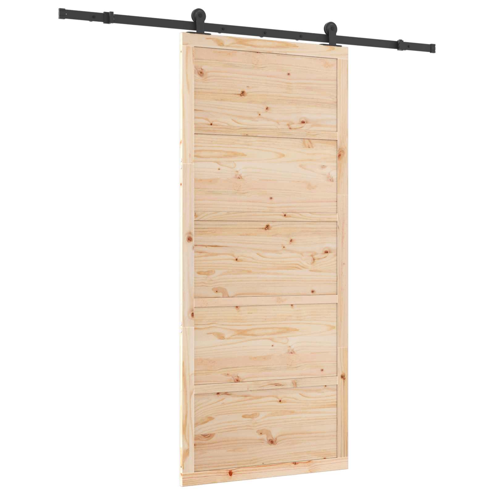 Slankios durys Natūrali 80 x 208 cm Pušies medienos masyvas