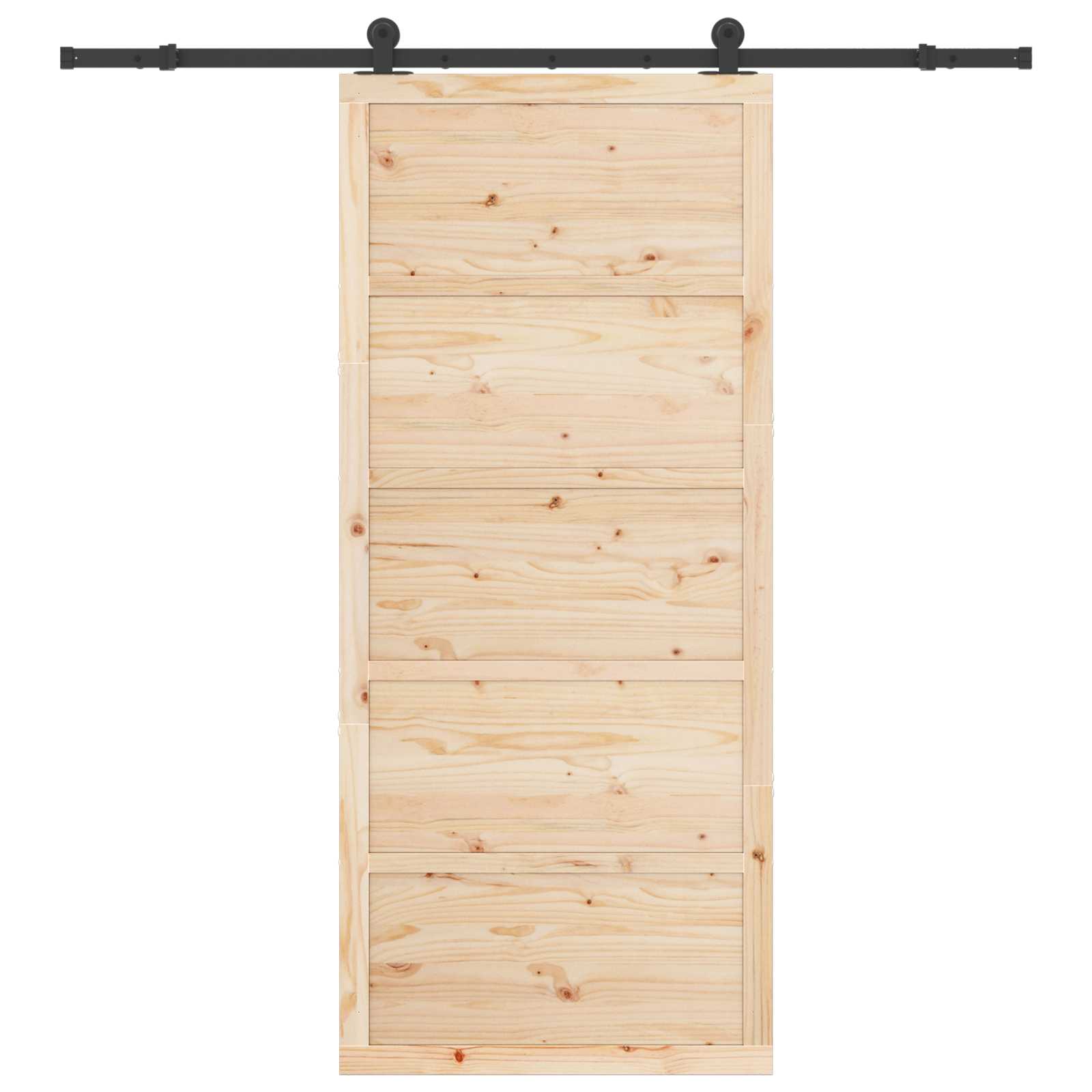 Slankios durys Natūrali 80 x 208 cm Pušies medienos masyvas
