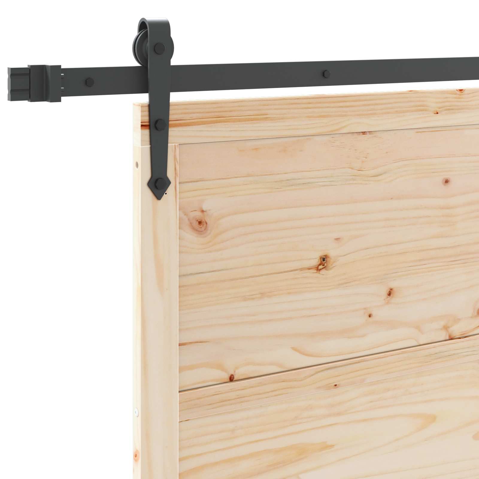 Slankios durys Natūrali 80 x 208 cm Pušies medienos masyvas