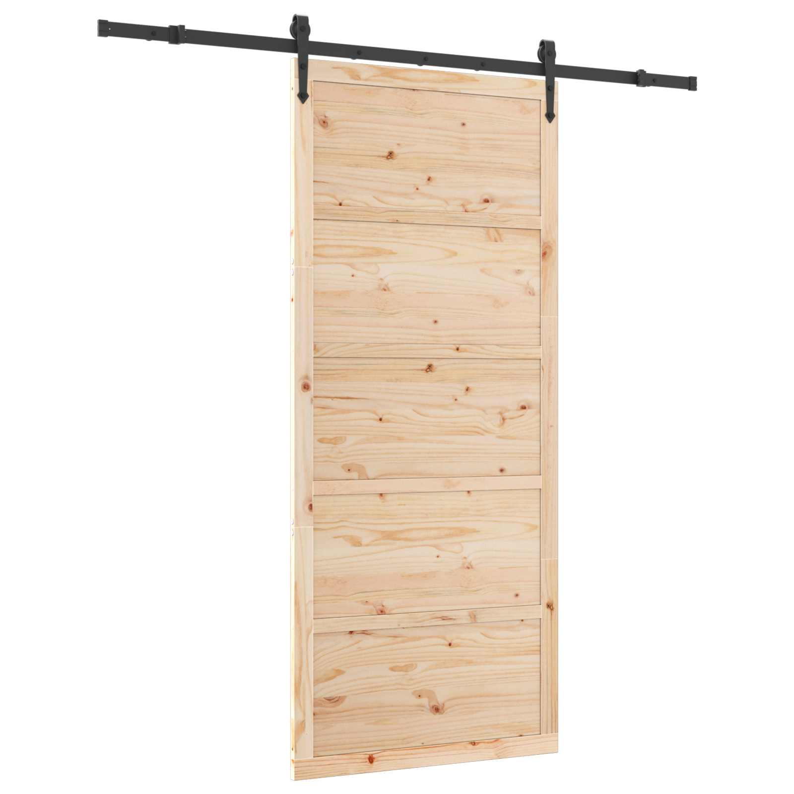 Slankios durys Natūrali 80 x 208 cm Pušies medienos masyvas
