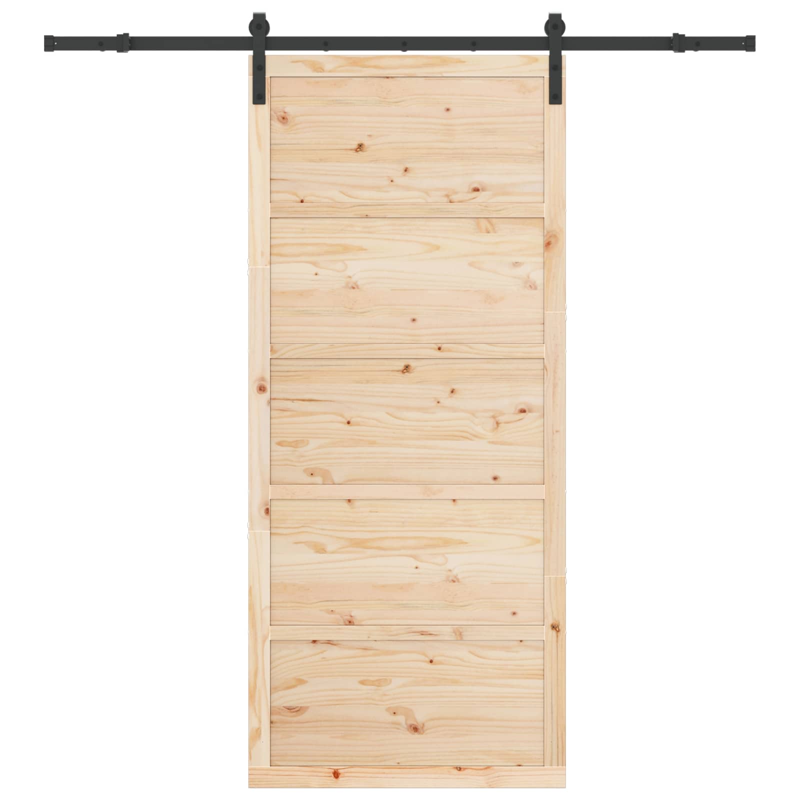Slankios durys Natūrali 90 x 208 cm Pušies medienos masyvas