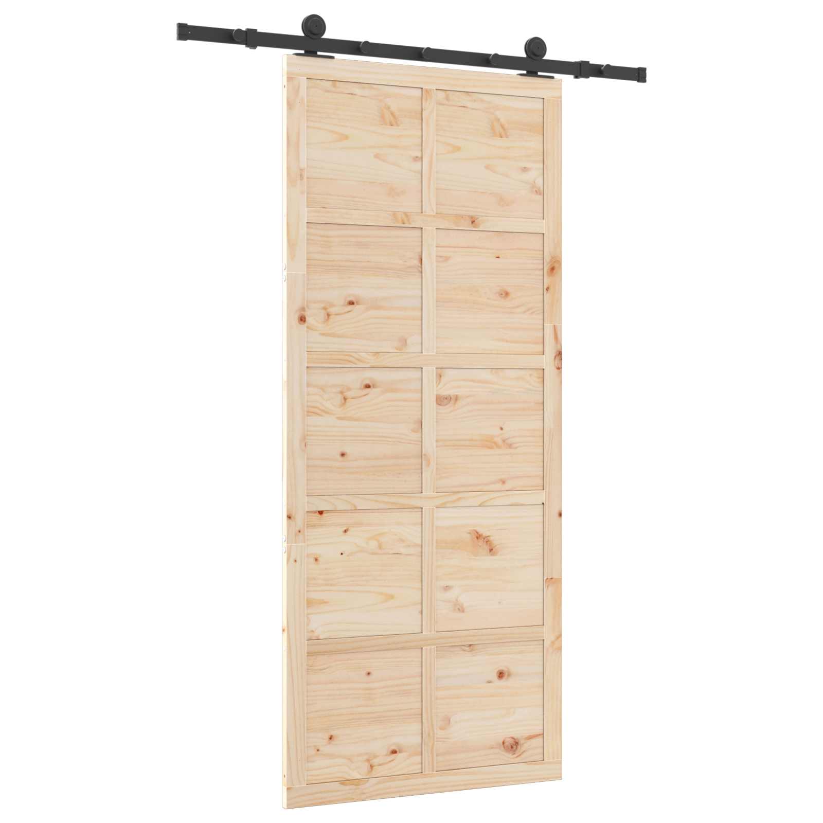 Slankios durys Natūrali 80 x 208 cm Pušies medienos masyvas
