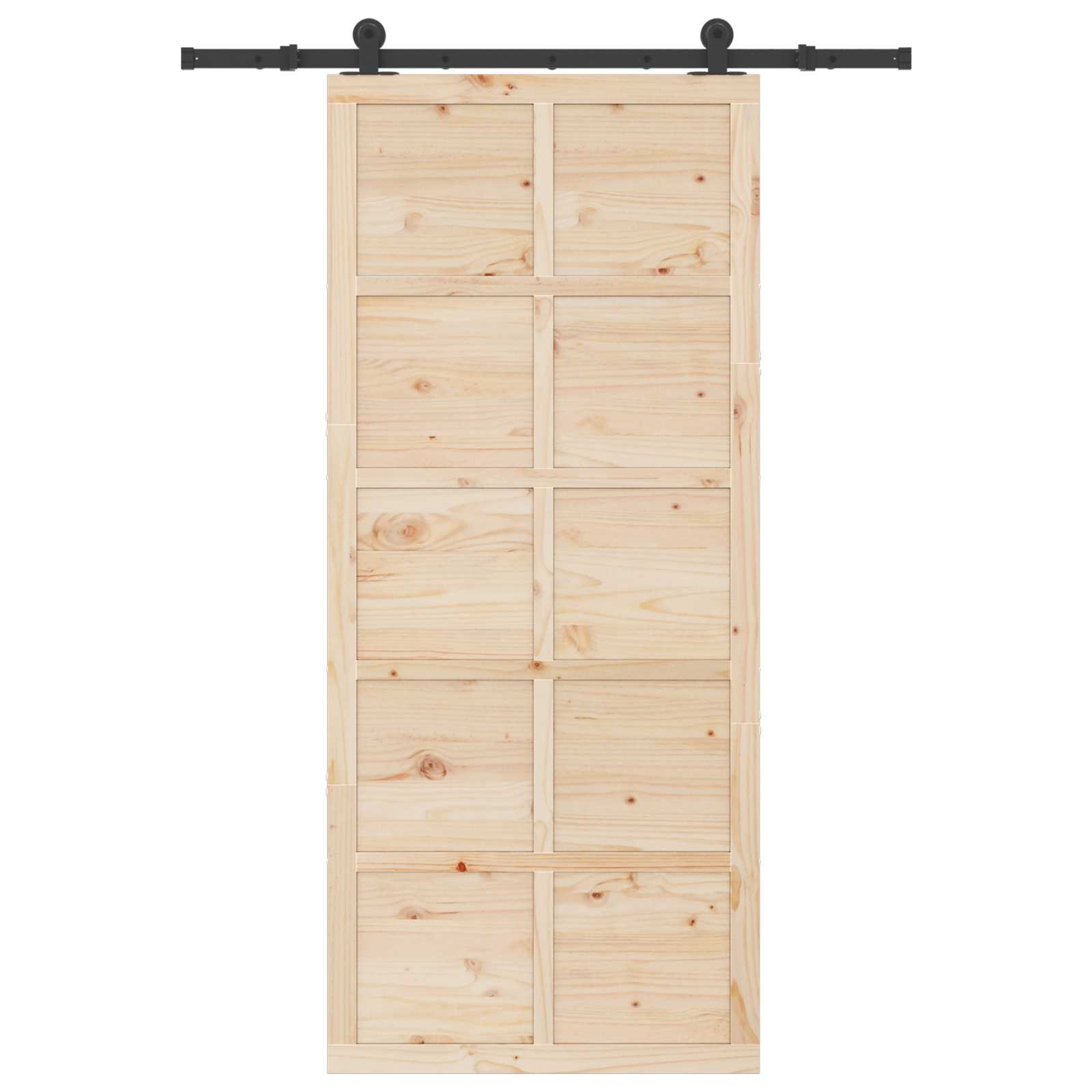 Slankios durys Natūrali 80 x 208 cm Pušies medienos masyvas
