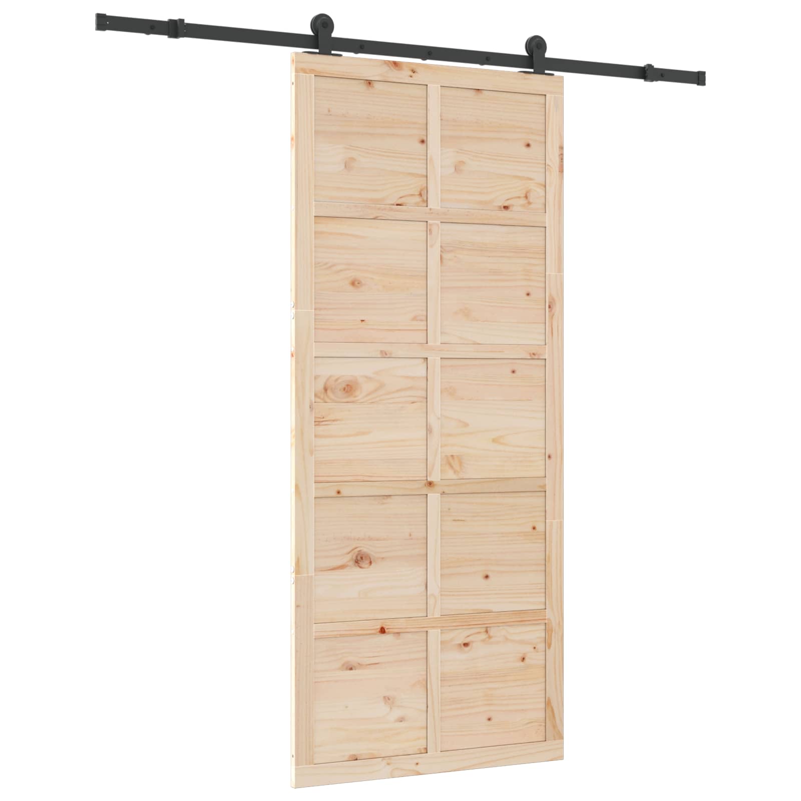 Slankios durys Natūrali 90 x 208 cm Pušies medienos masyvas