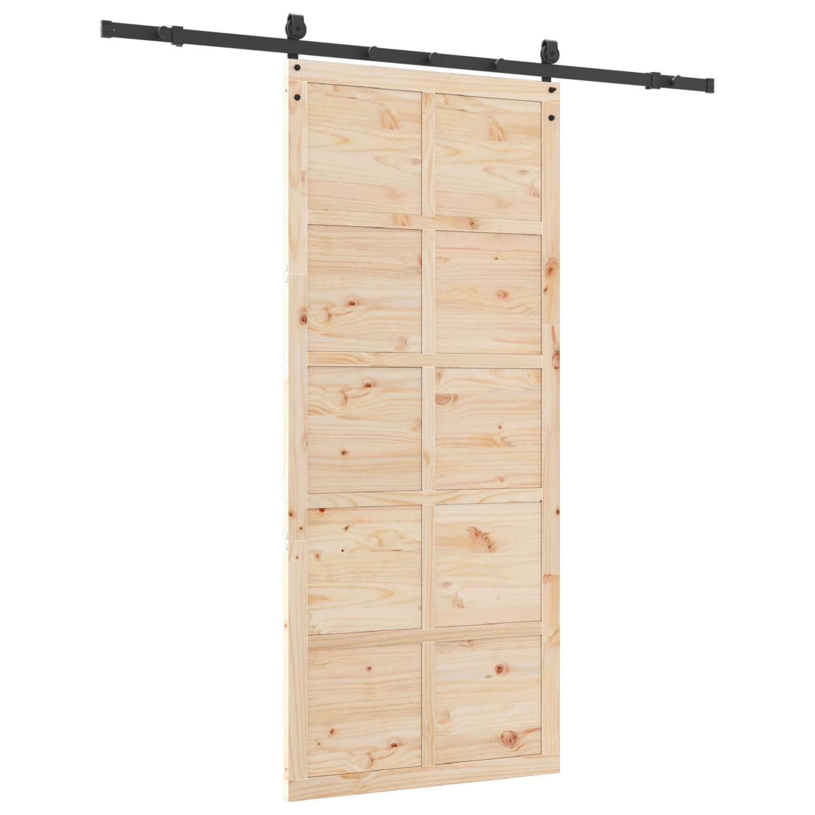 Slankios durys Natūrali 90 x 208 cm Pušies medienos masyvas