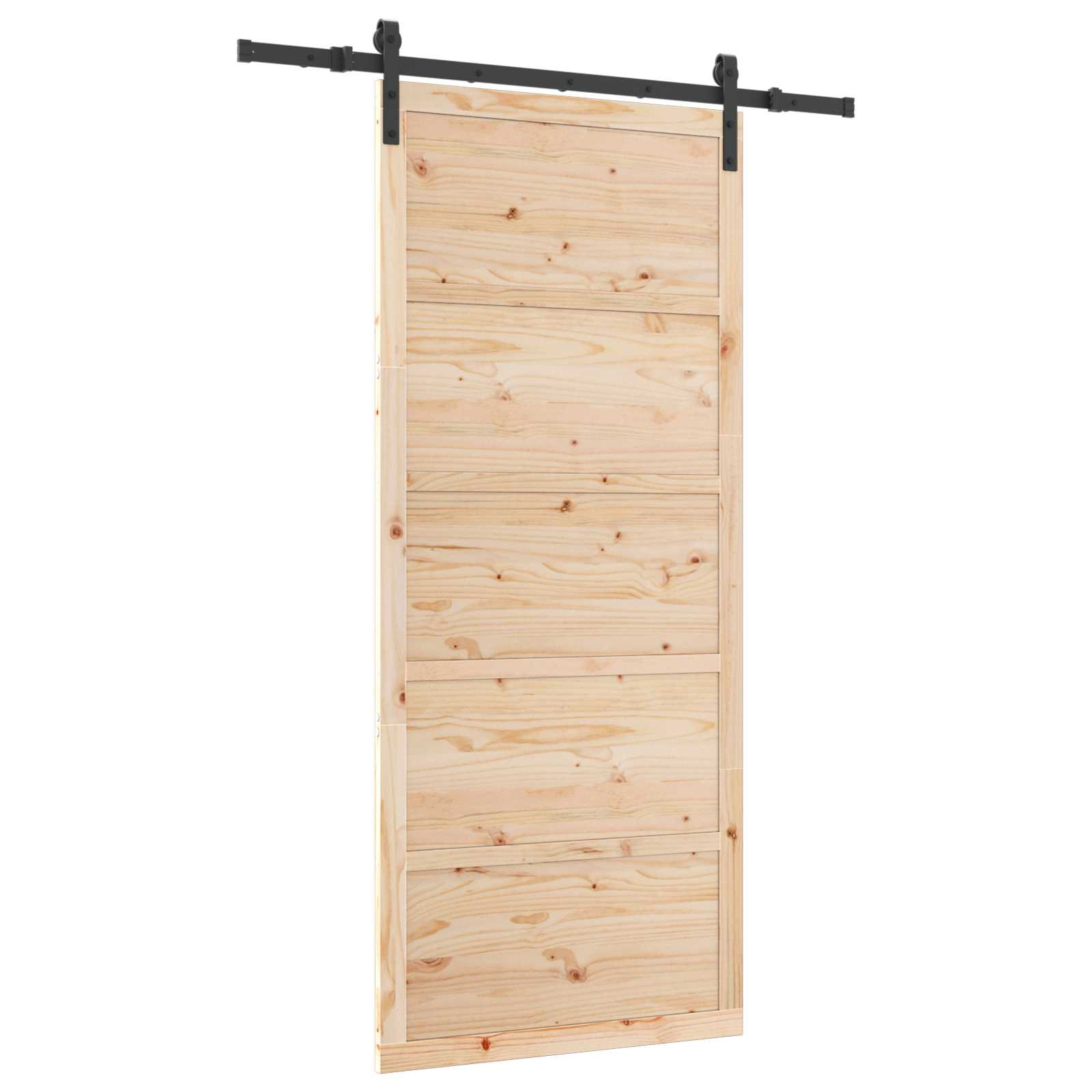 Slankios durys Natūrali 80 x 208 cm Pušies medienos masyvas