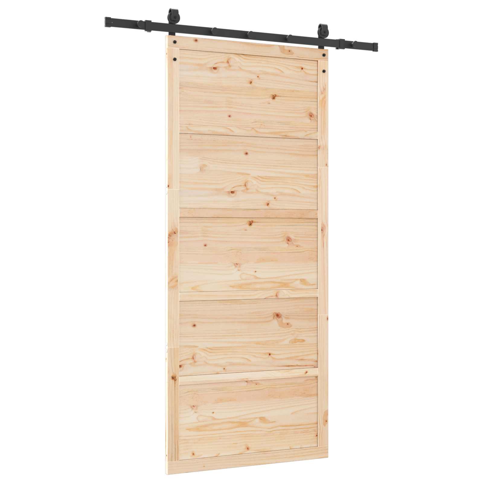Slankios durys Natūrali 80 x 208 cm Pušies medienos masyvas