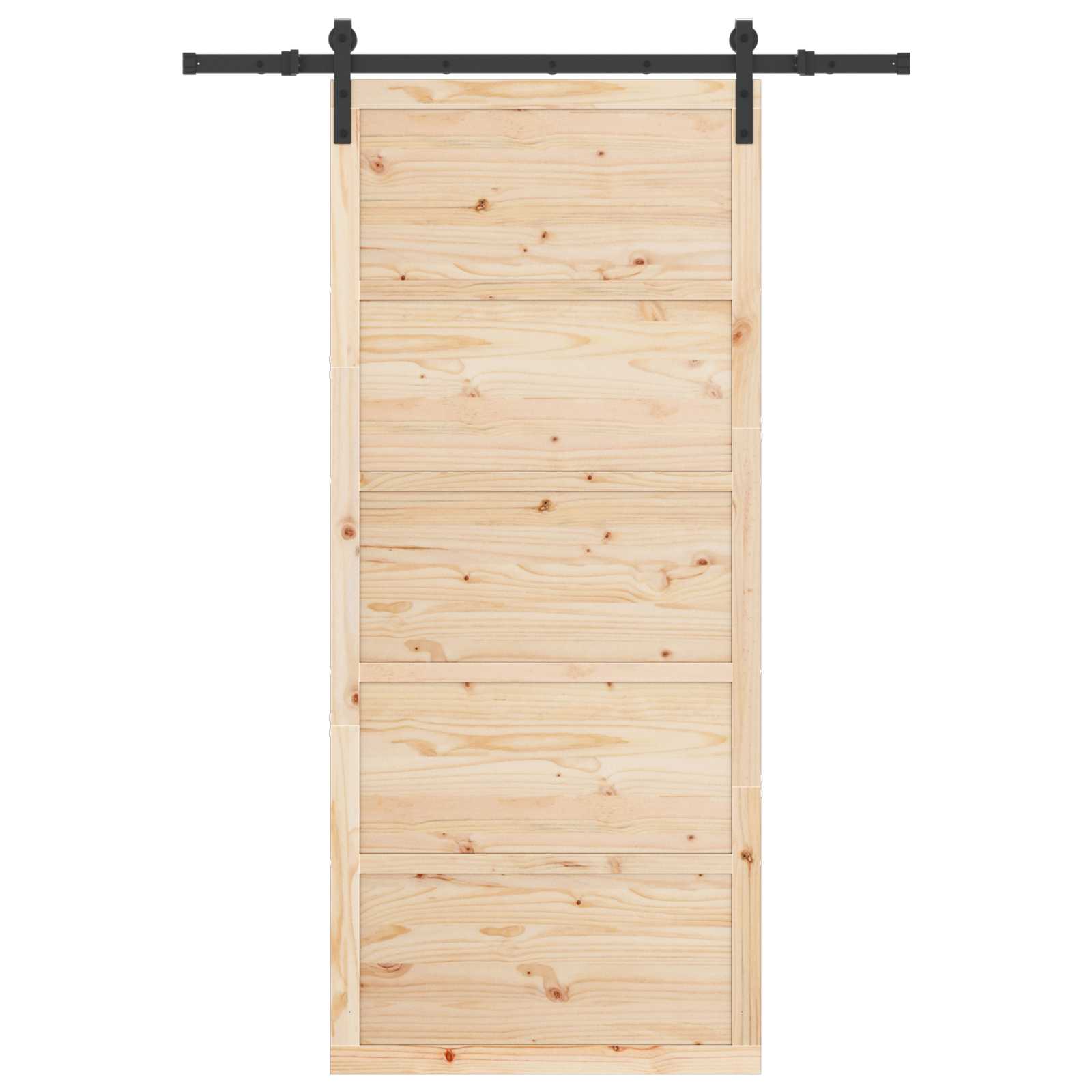 Slankios durys Natūrali 80 x 208 cm Pušies medienos masyvas