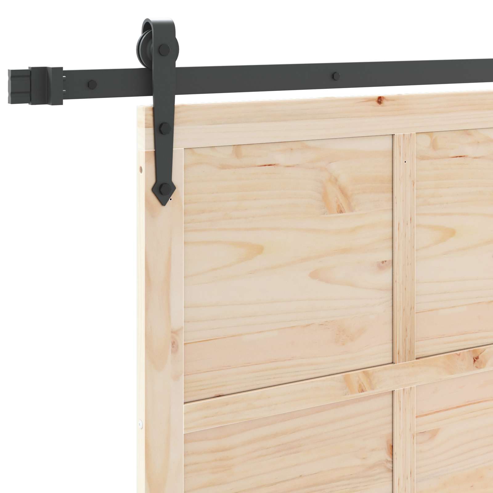 Slankios durys Natūrali 90 x 208 cm Pušies medienos masyvas