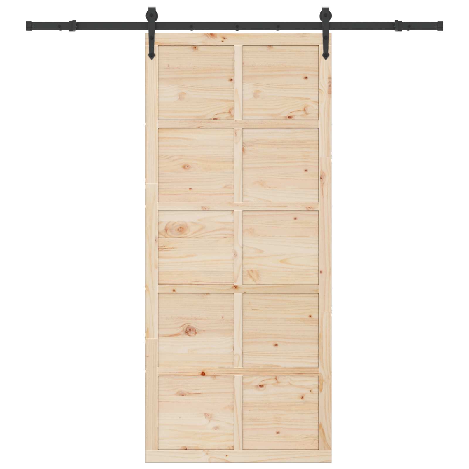 Slankios durys Natūrali 90 x 208 cm Pušies medienos masyvas
