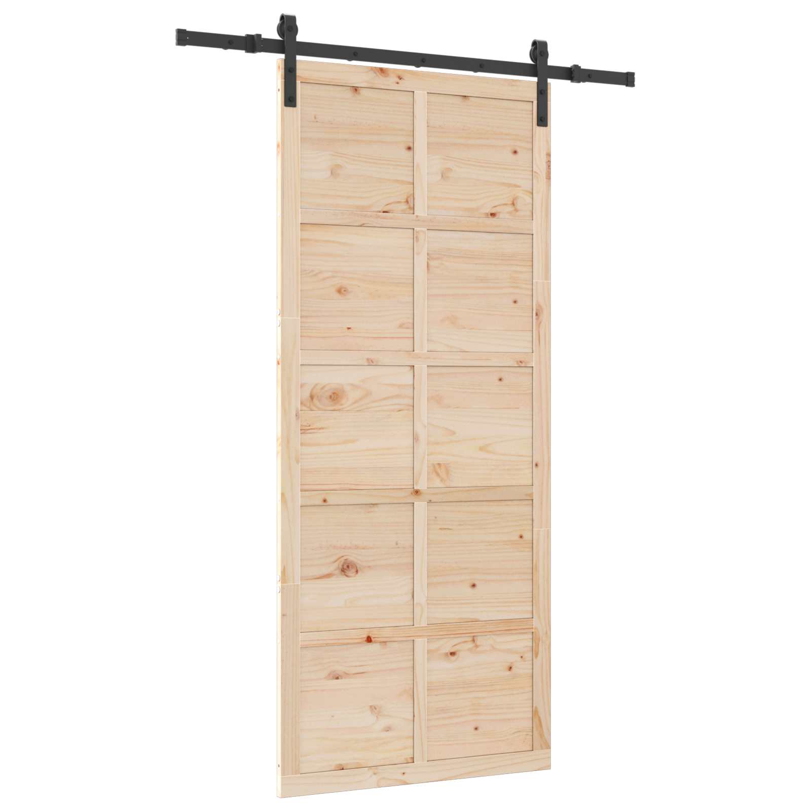 Slankios durys Natūrali 80 x 208 cm Pušies medienos masyvas