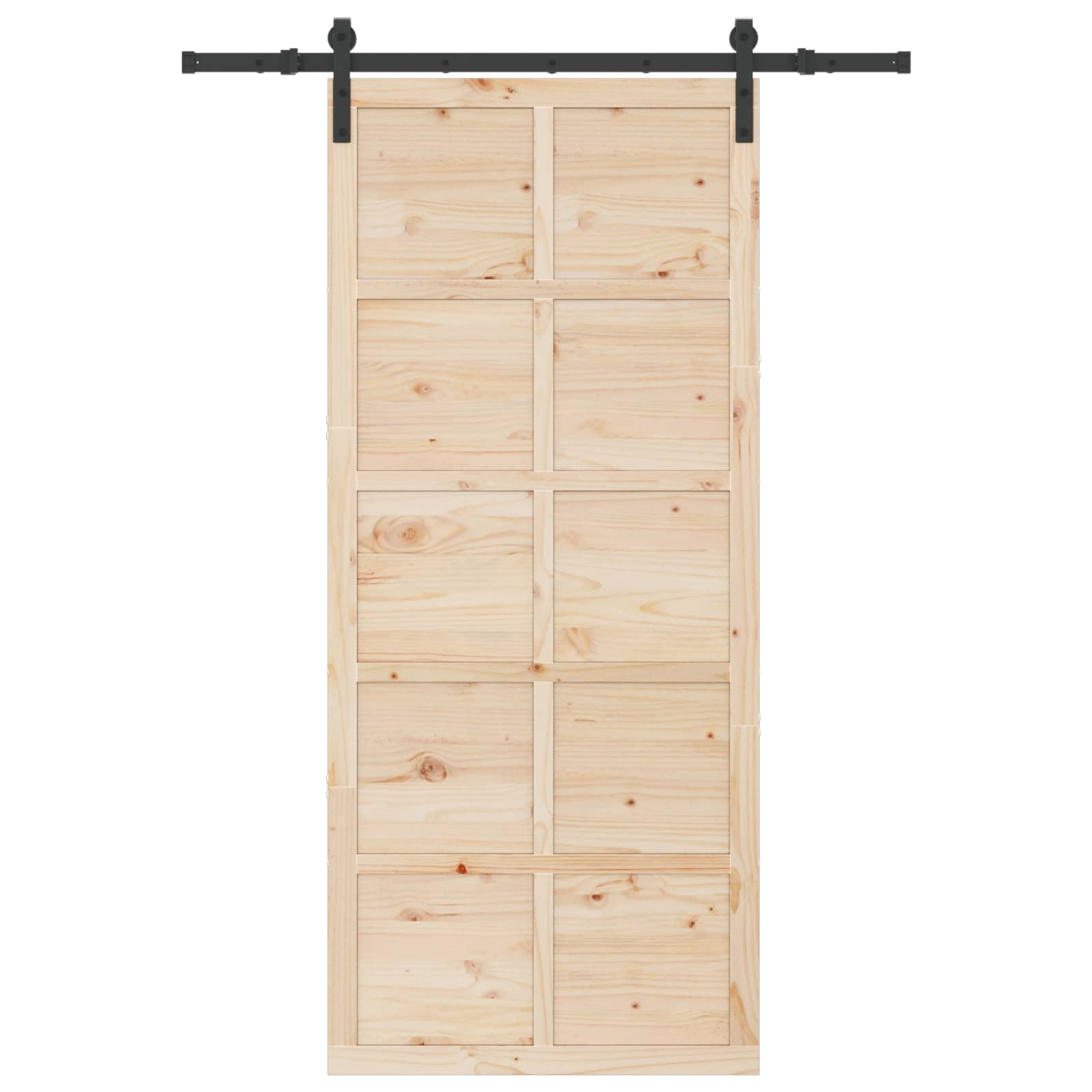 Slankios durys Natūrali 80 x 208 cm Pušies medienos masyvas