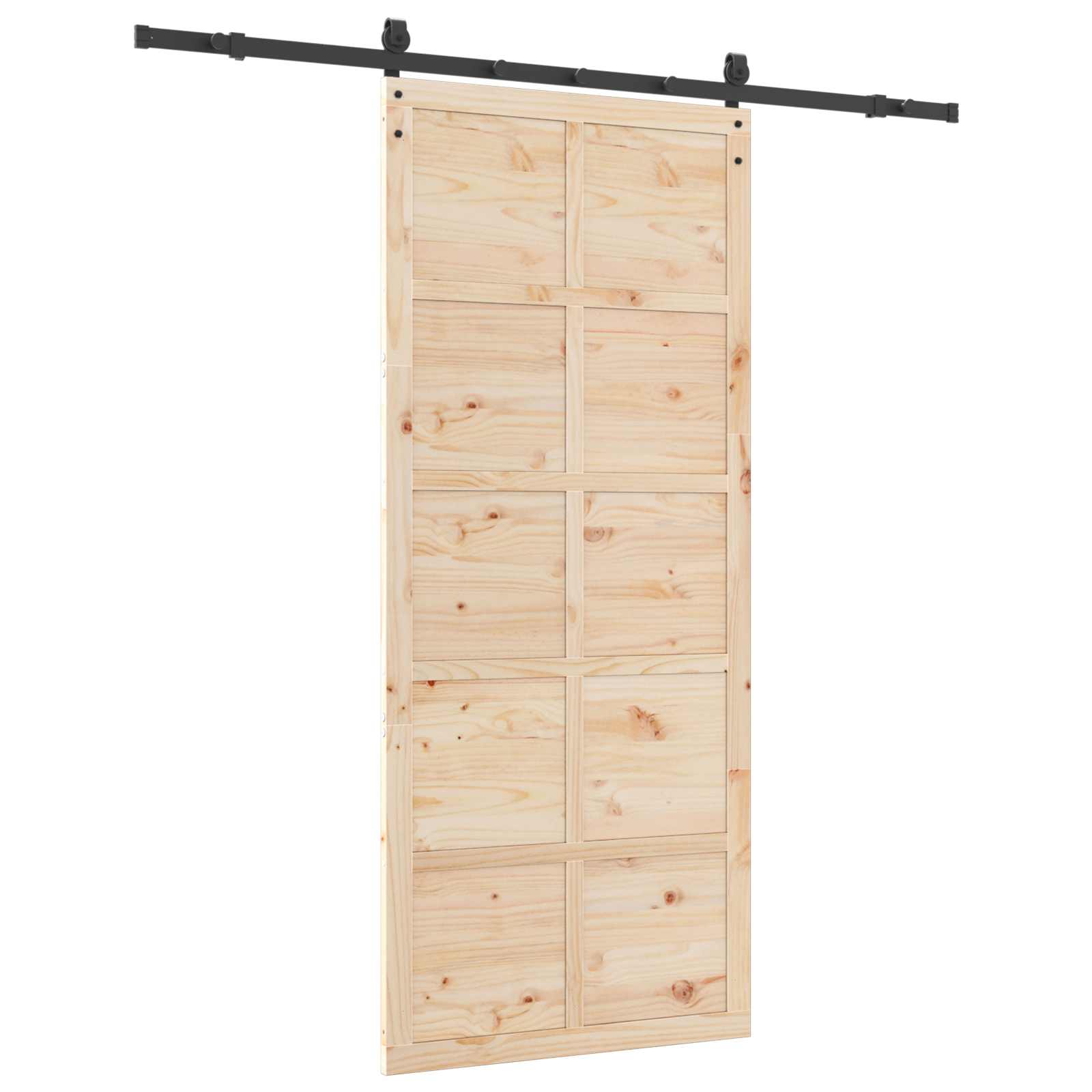 Slankios durys Natūrali 90 x 208 cm Pušies medienos masyvas
