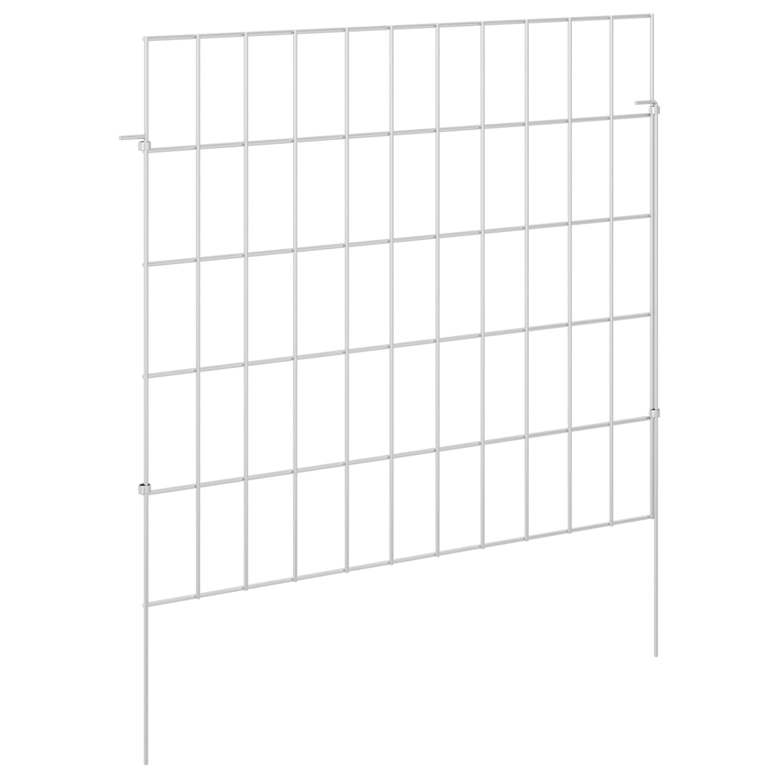 Sodo tvora su kuoliukais 48 pcs 55 x 50 cm Mesh Sidabrinė