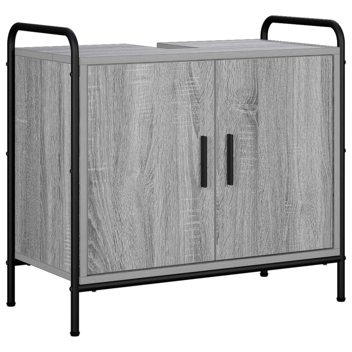 Vonios spintos komplektas 2 vnt. Pilka Sonoma 65,5 x 34 x 61 cm