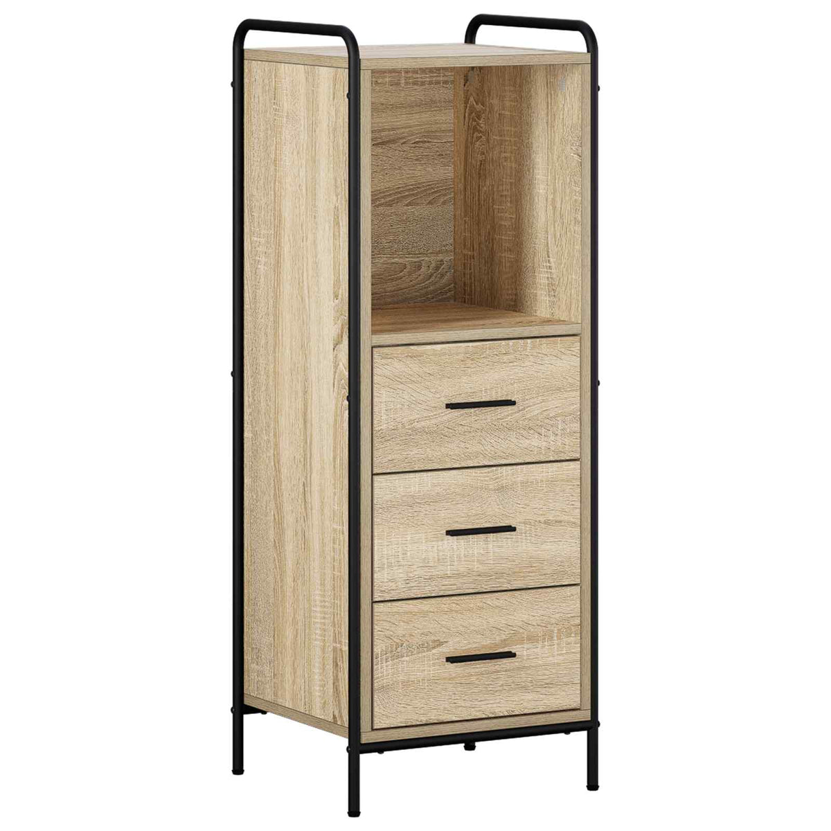 Vonios spintos komplektas 4 vnt. Sonoma ąžuolas