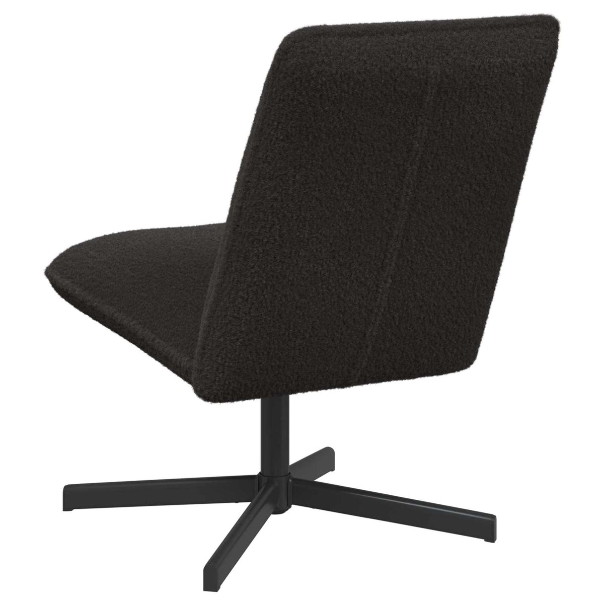 Sukamasis krėslas Juoda Bouclé