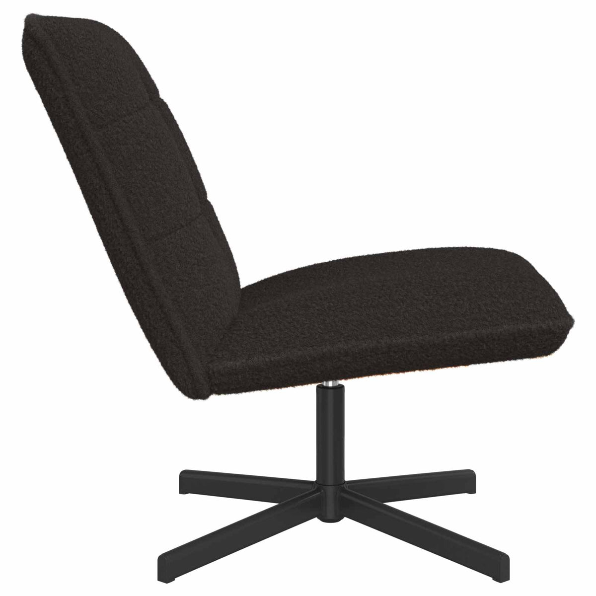 Sukamasis krėslas Juoda Bouclé