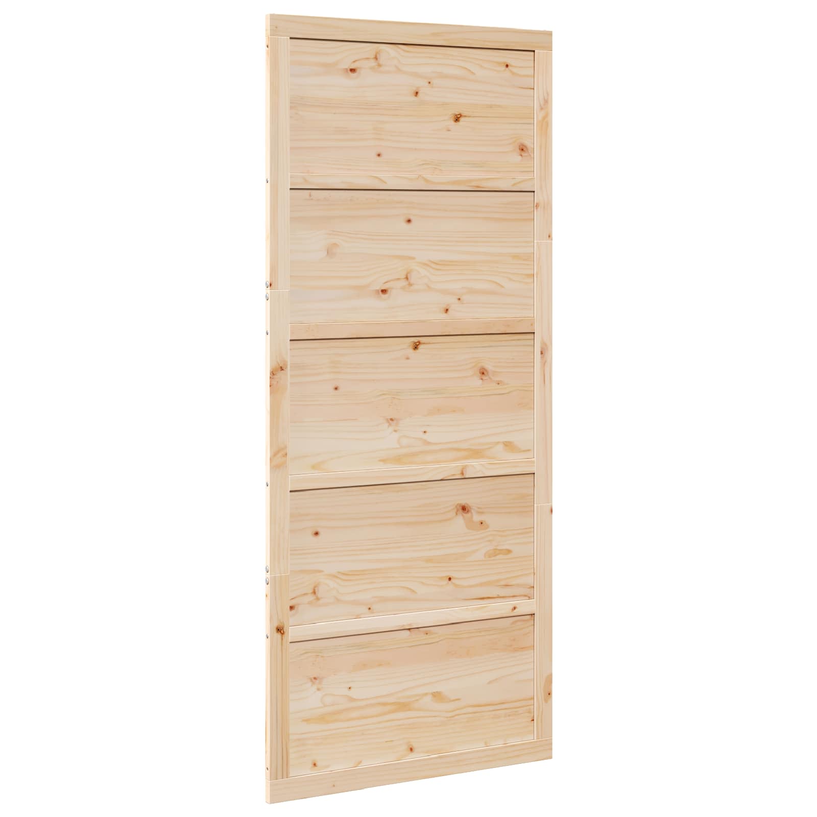Tvarto durys Natūrali 90 x 2,5 x 208 cm Pušies medienos masyvas