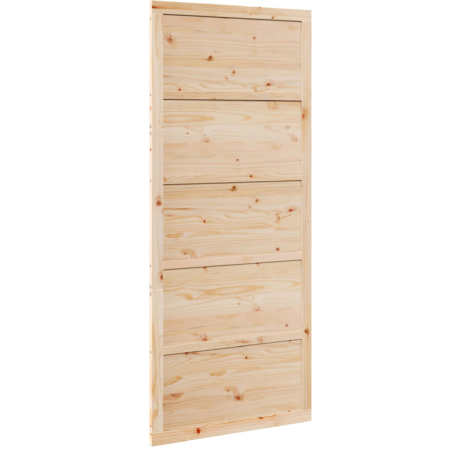 Tvarto durys Natūrali 90 x 2,5 x 208 cm Pušies medienos masyvas