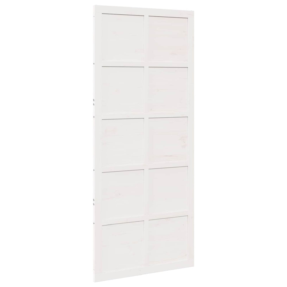 Tvarto durys Balta 90 x 2,5 x 208 cm Pušies medienos masyvas