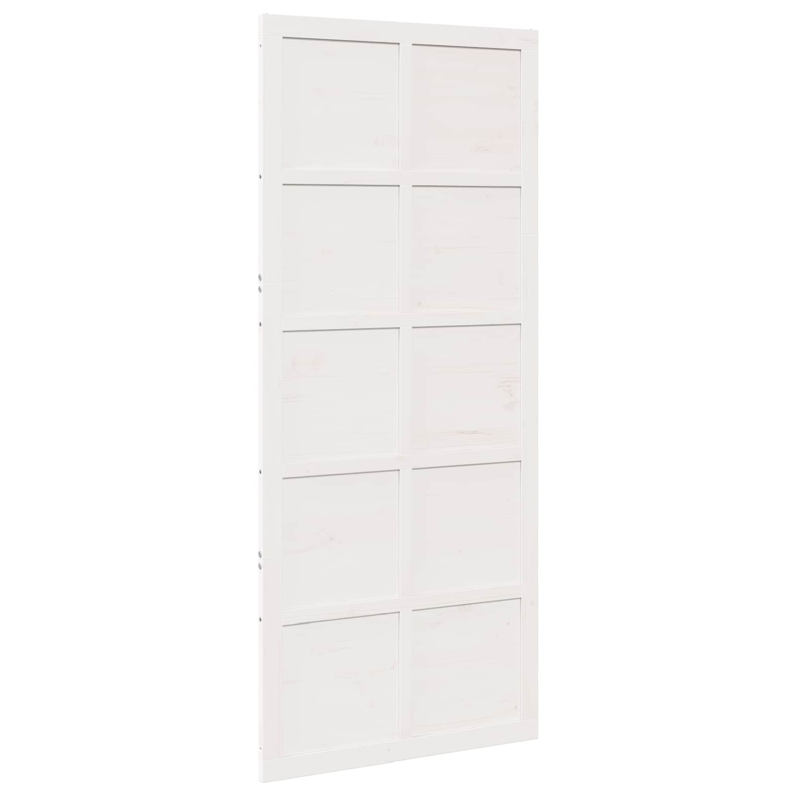 Tvarto durys Balta 90 x 2,5 x 208 cm Pušies medienos masyvas