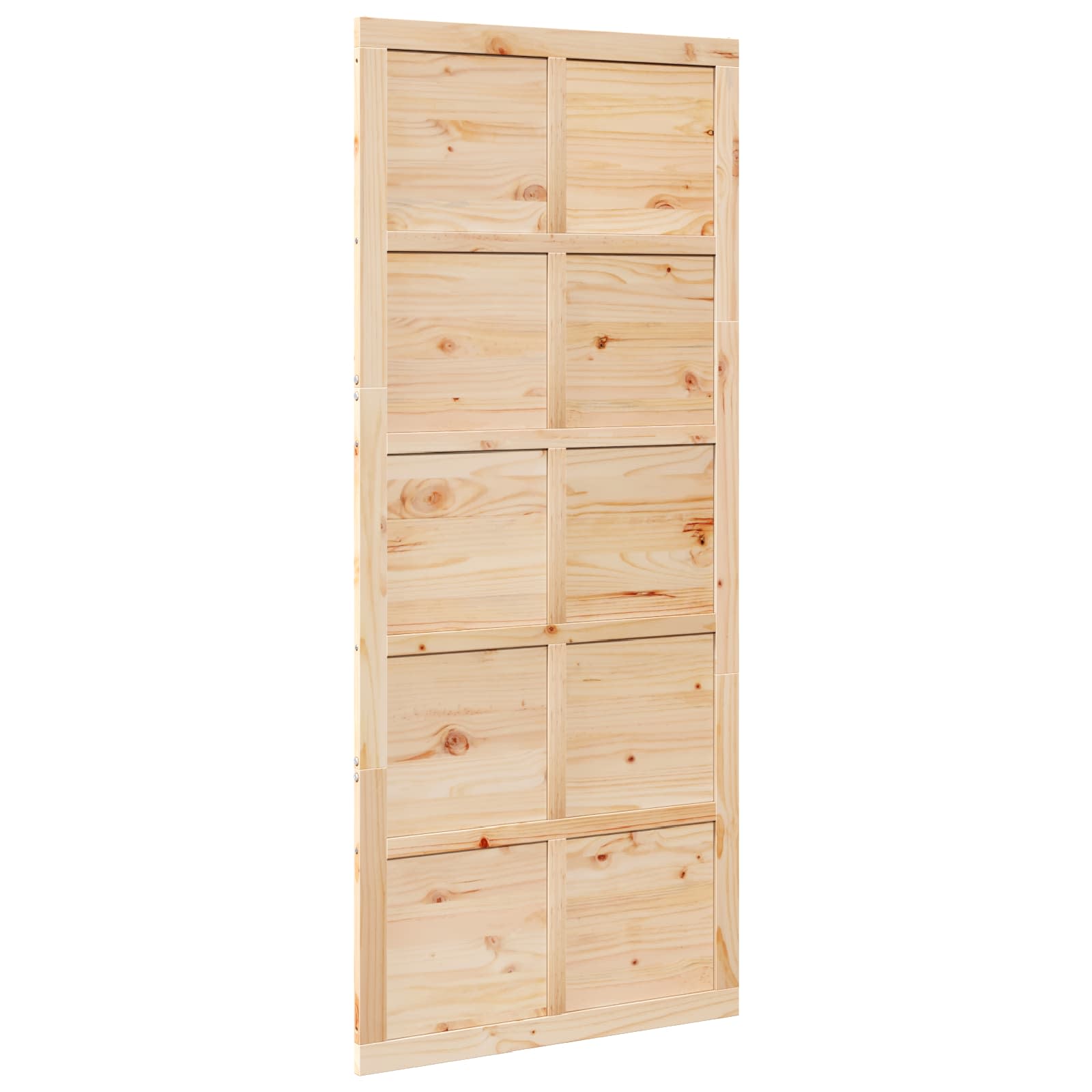 Tvarto durys Natūrali 80 x 2,5 x 208 cm Pušies medienos masyvas
