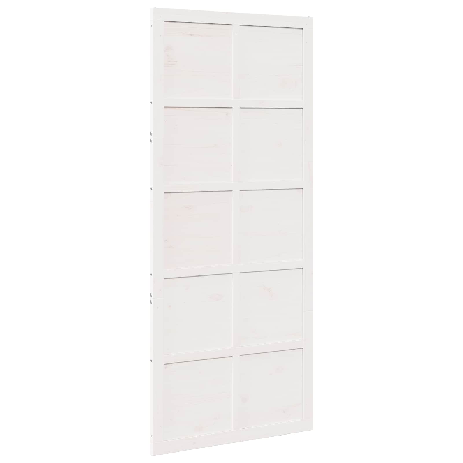Tvarto durys Balta 80 x 2,5 x 208 cm Pušies medienos masyvas