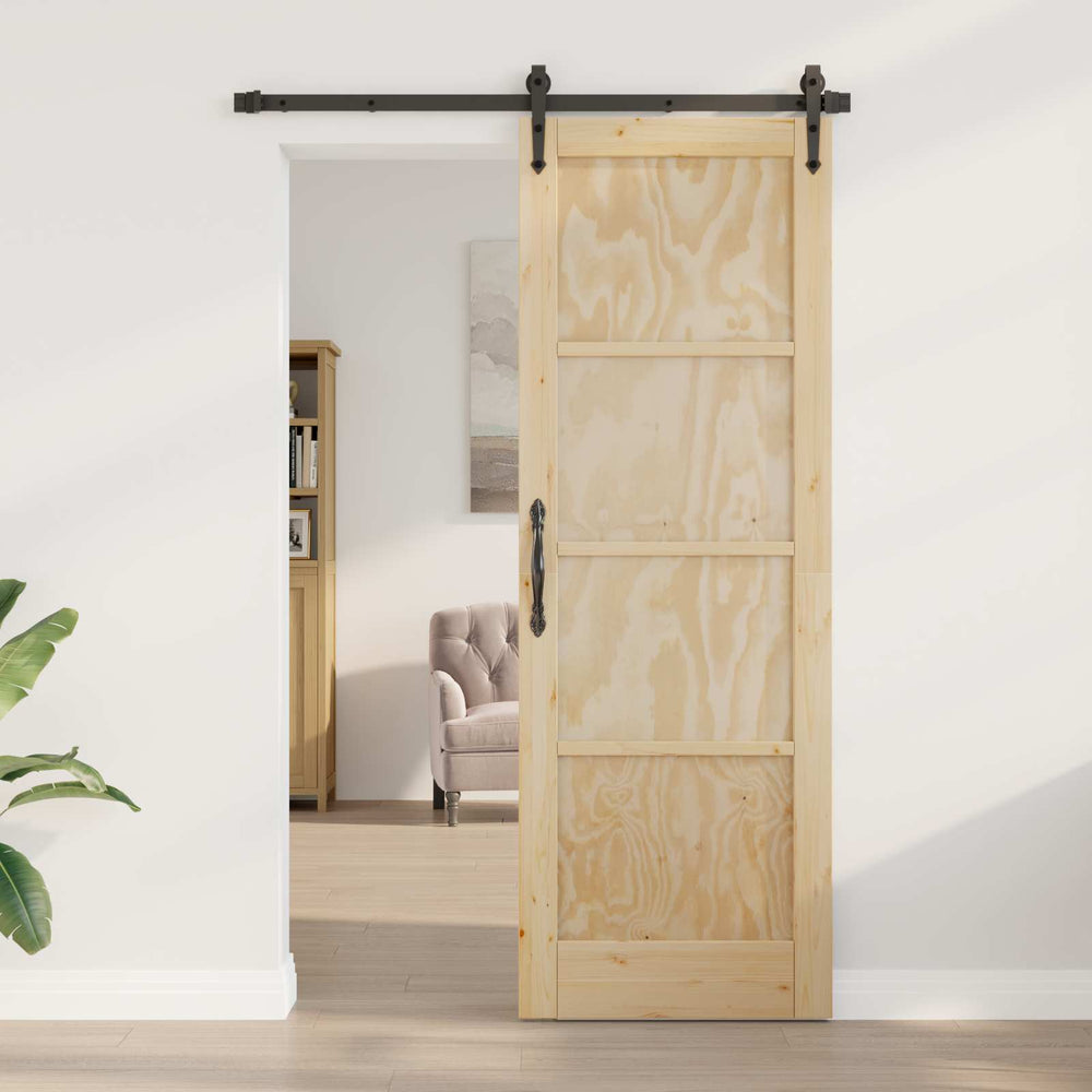 Vidaus durys Natūrali 73,5 x 211 cm fanera
