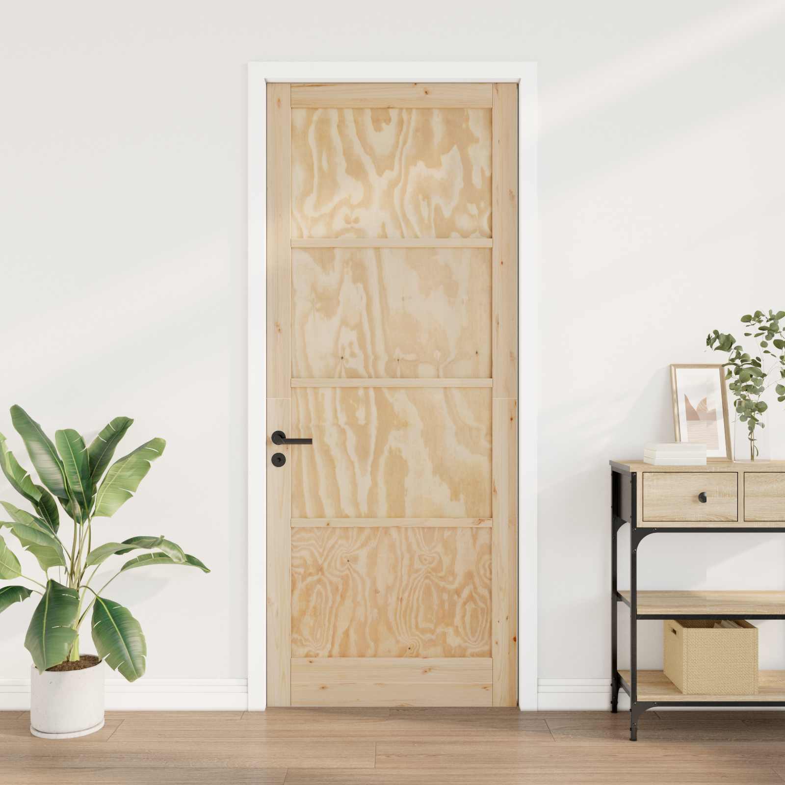 Vidaus durys 83 x 232 cm fanera Natūrali