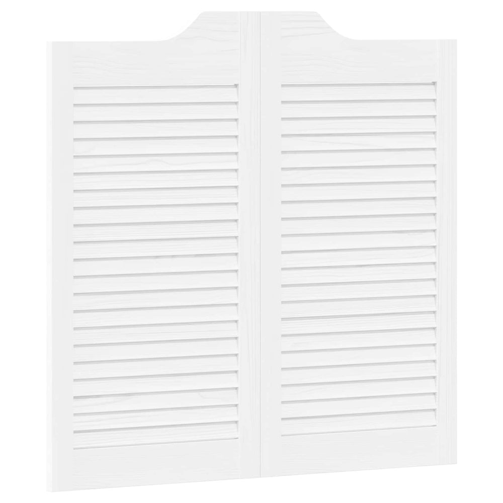 Sukamosios durys Balta 80 x 40 cm Pušies medienos masyvas