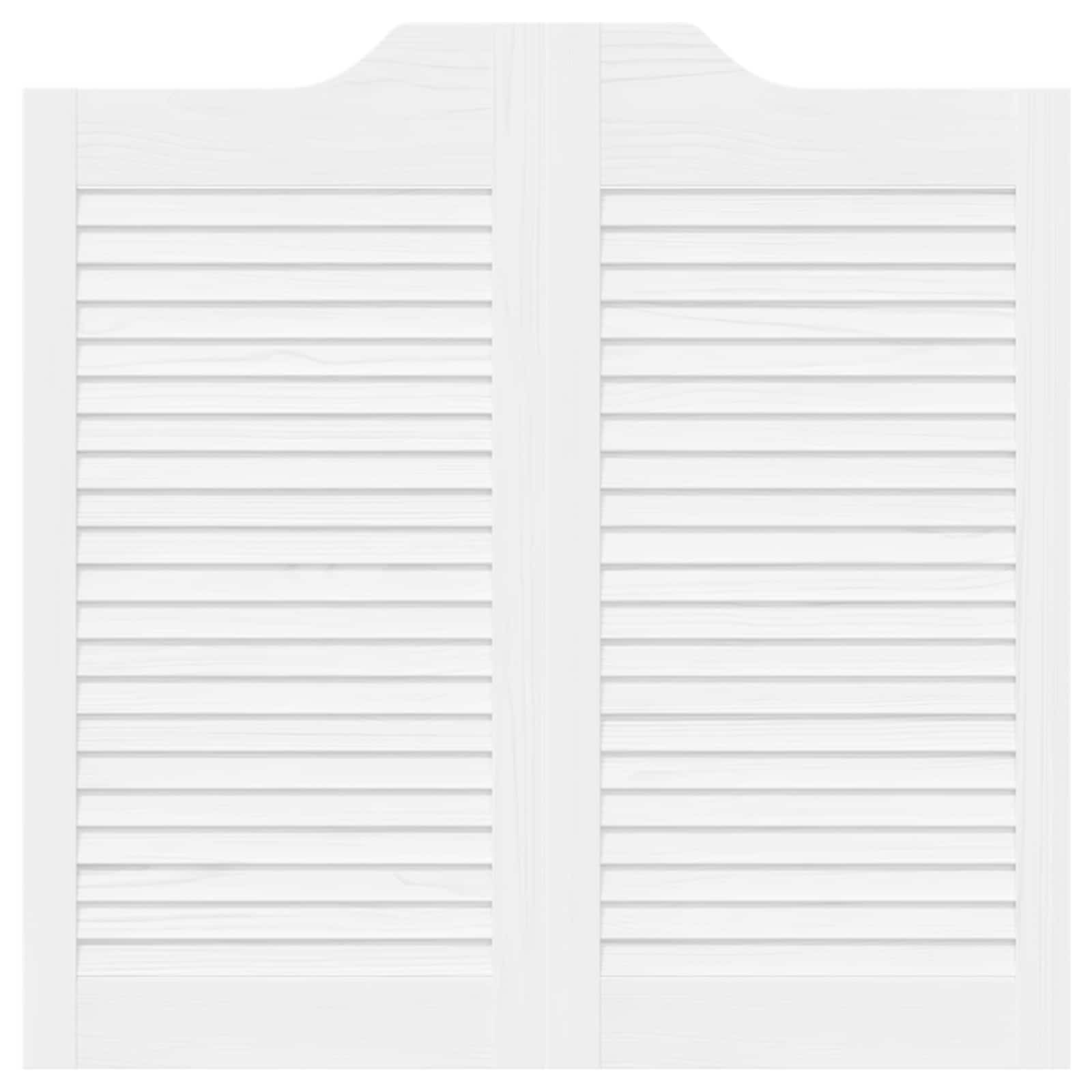 Sukamosios durys Balta 80 x 40 cm Pušies medienos masyvas
